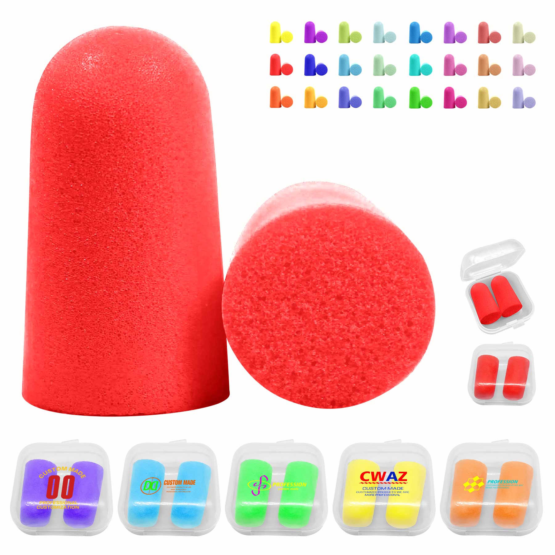 FlyFlyPromos - Earplugs in Square Case Image 1 - Promotional Product
