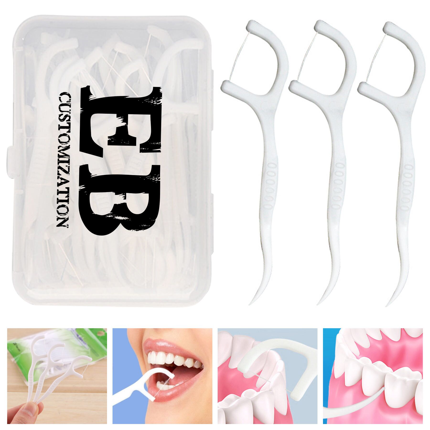 FlyFlyPromos - Disposable Dental Floss - Promotional Product