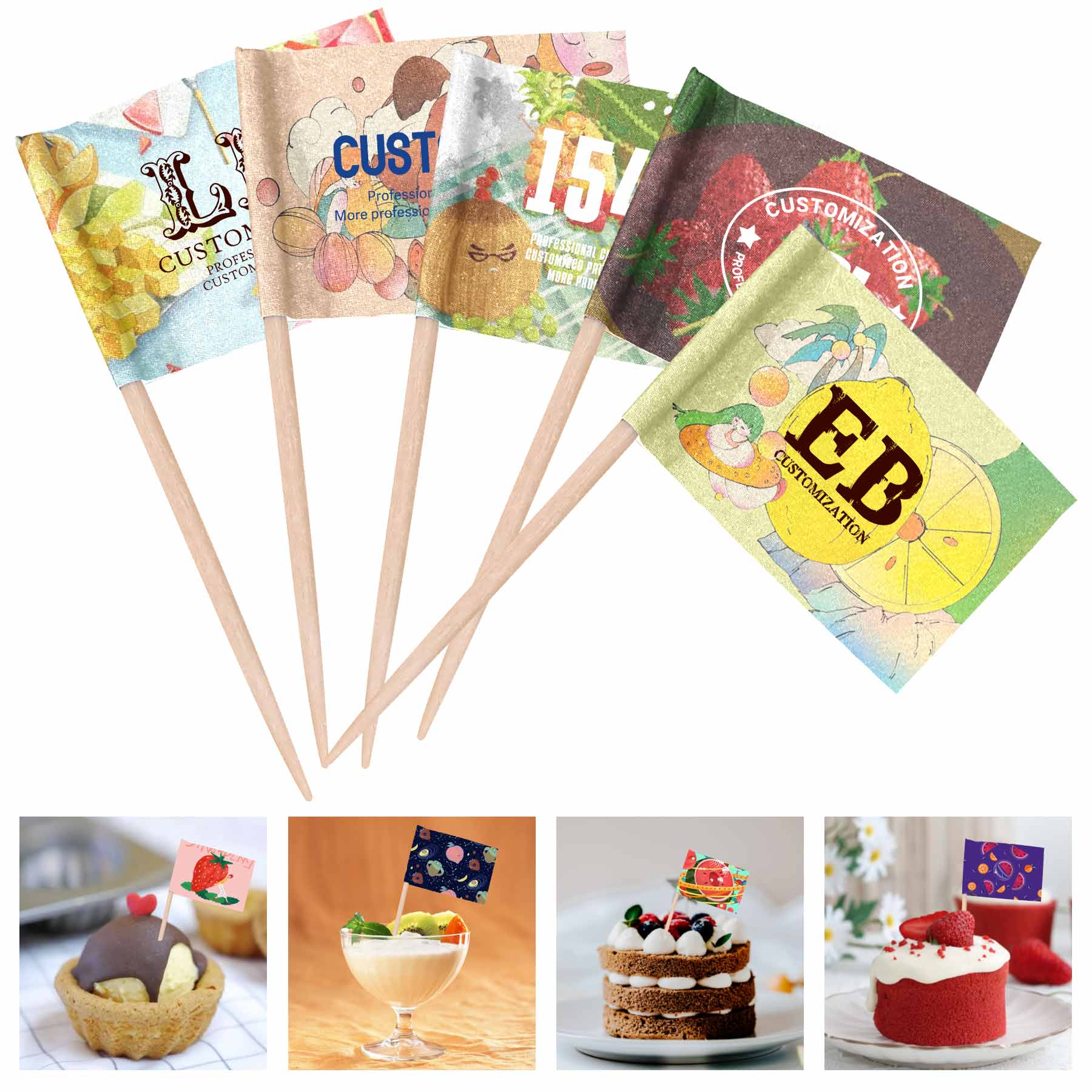 FlyFlyPromos - Toothpick Flags Image 1 - Promotional Product