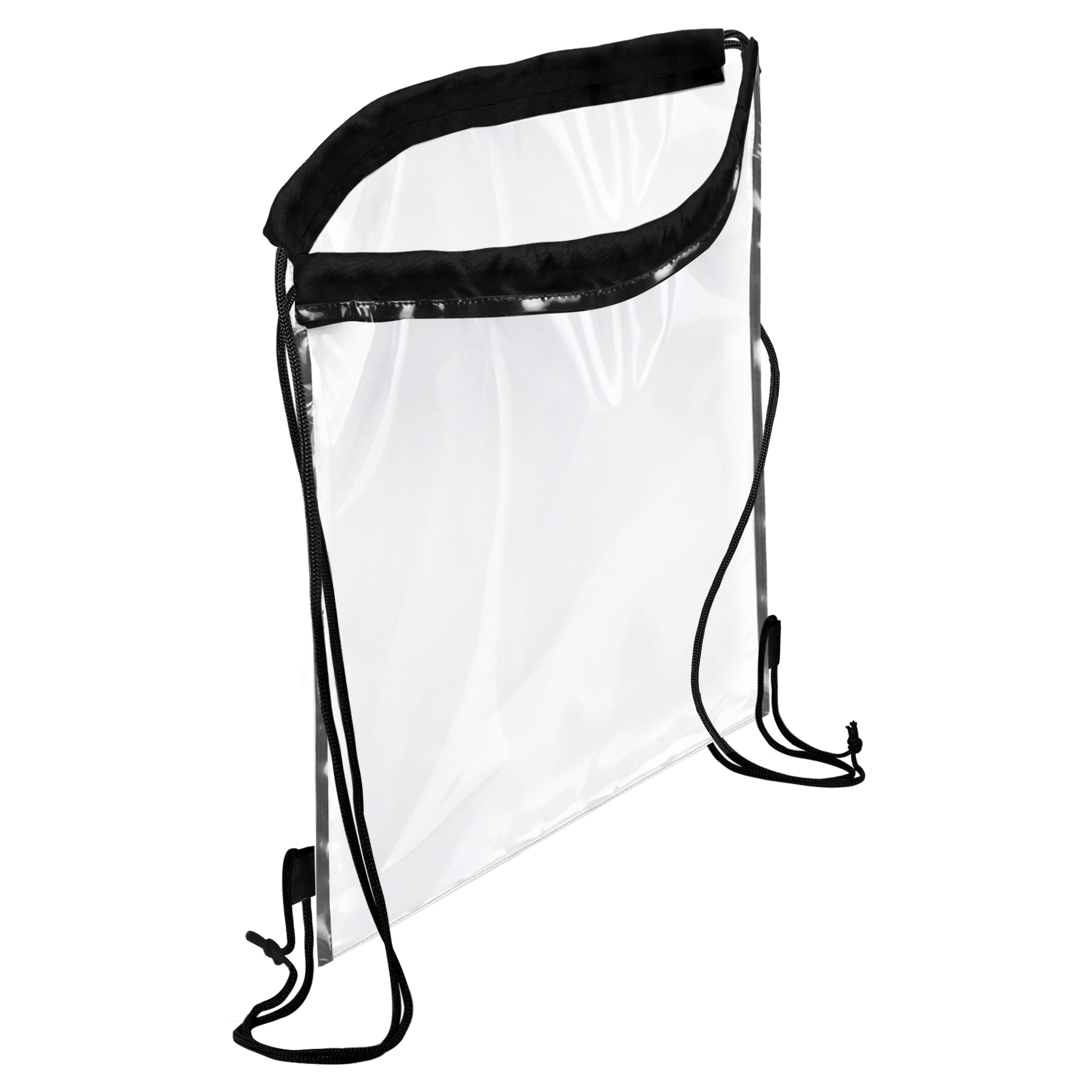 FlyFlyPromos - Transparent PVC Drawstring Backpack Image 5 - Promotional Product