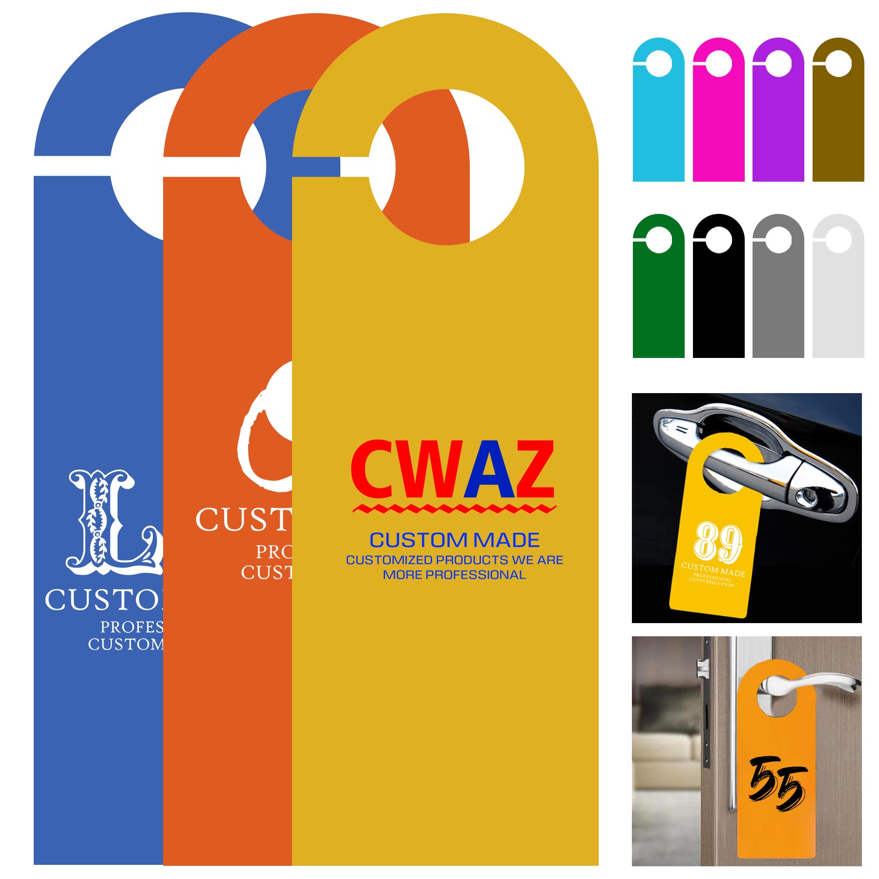 FlyFlyPromos - Custom Door Hanger Image 1 - Promotional Product