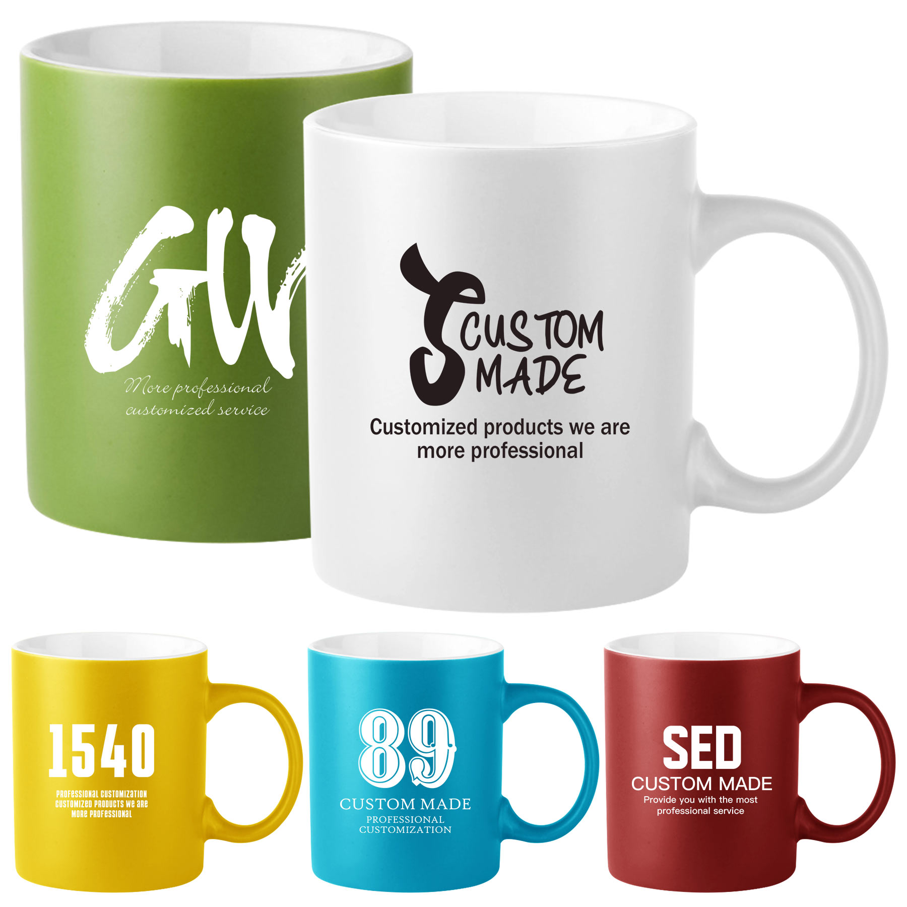 FlyFlyPromos - 11 oz Ceramic Mug with Handles - Promotional Product