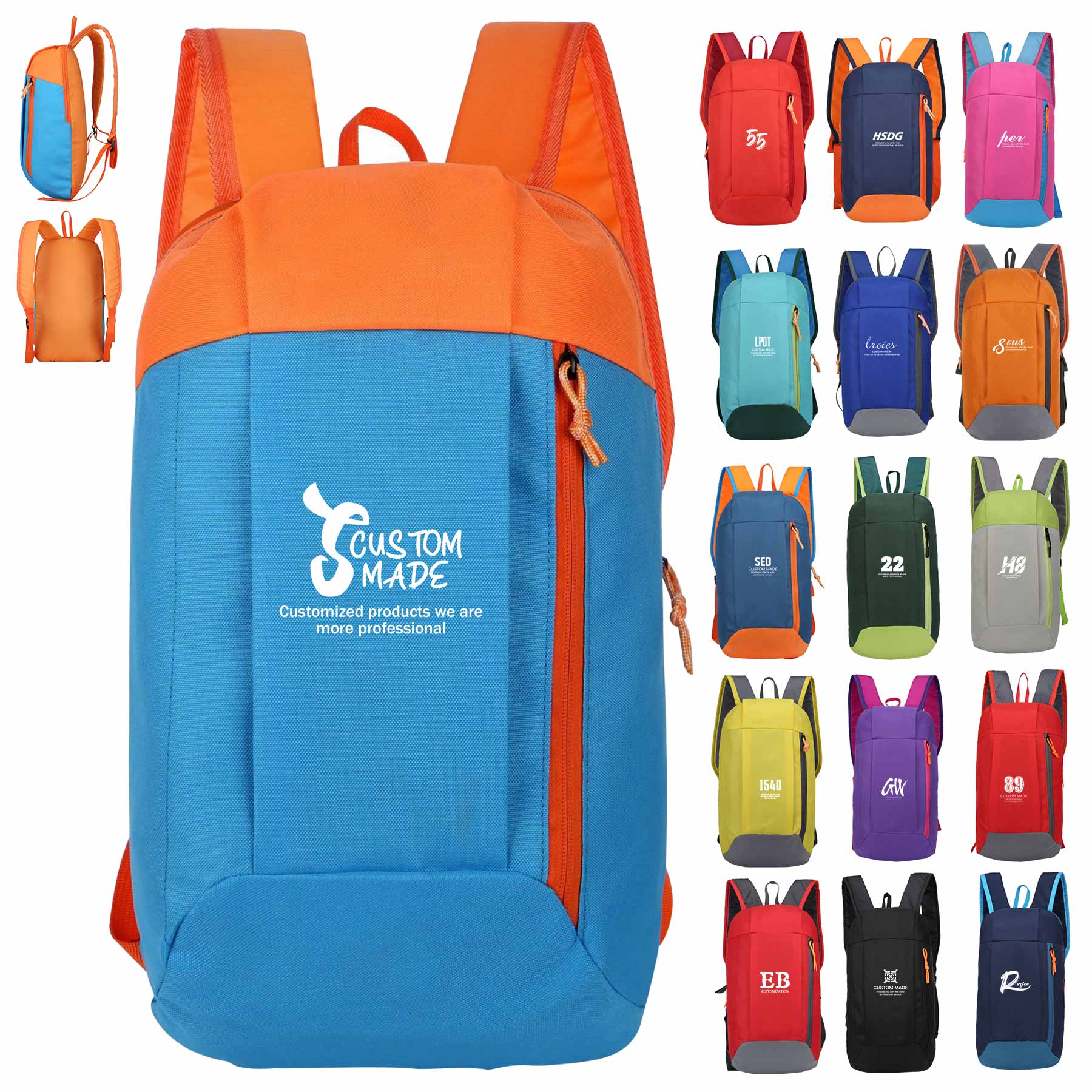 FlyFlyPromos - Outdoor Travel Sports School Backpack - Promotional Product