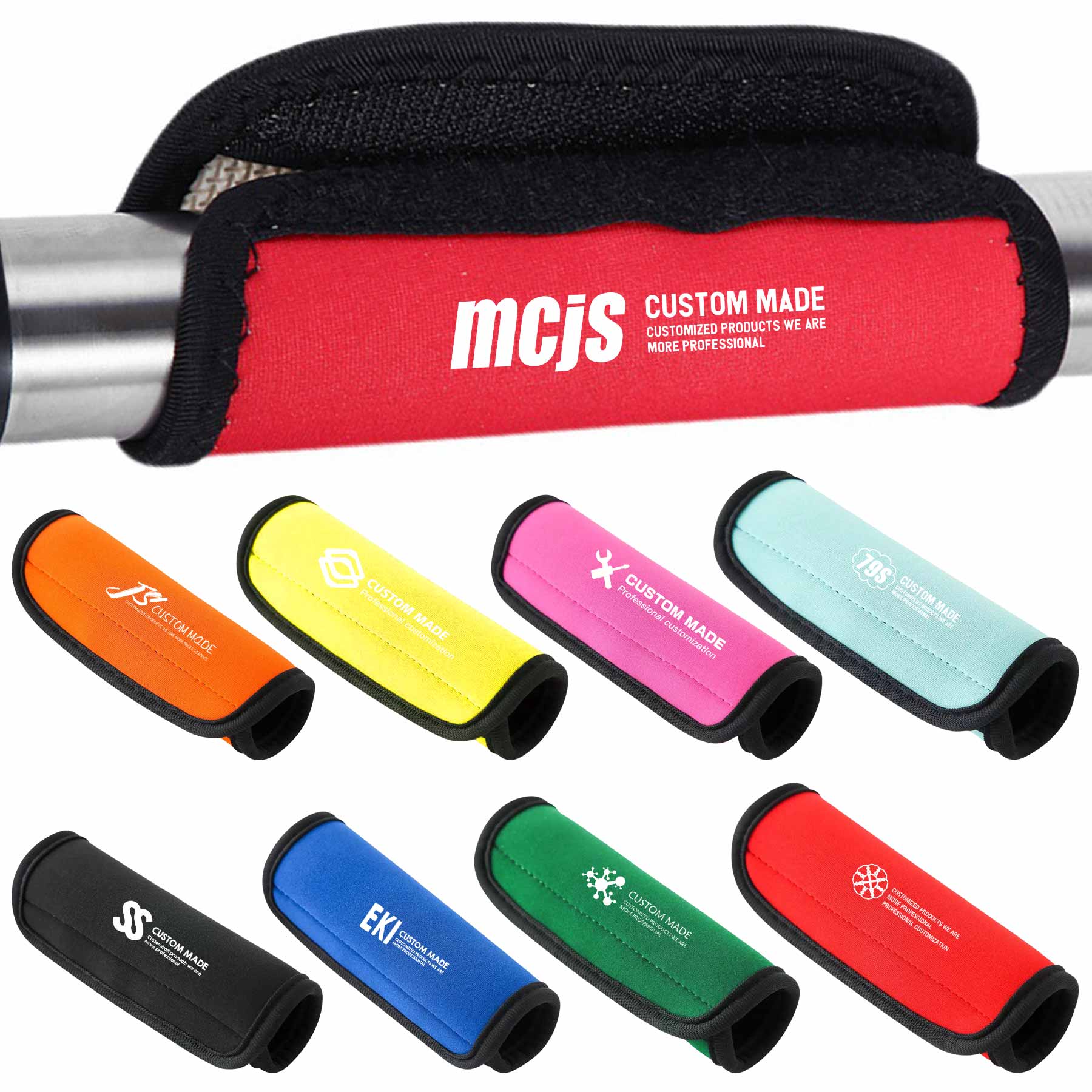 FlyFlyPromos - Neoprene Luggage Handle Wrap Grip - Promotional Product