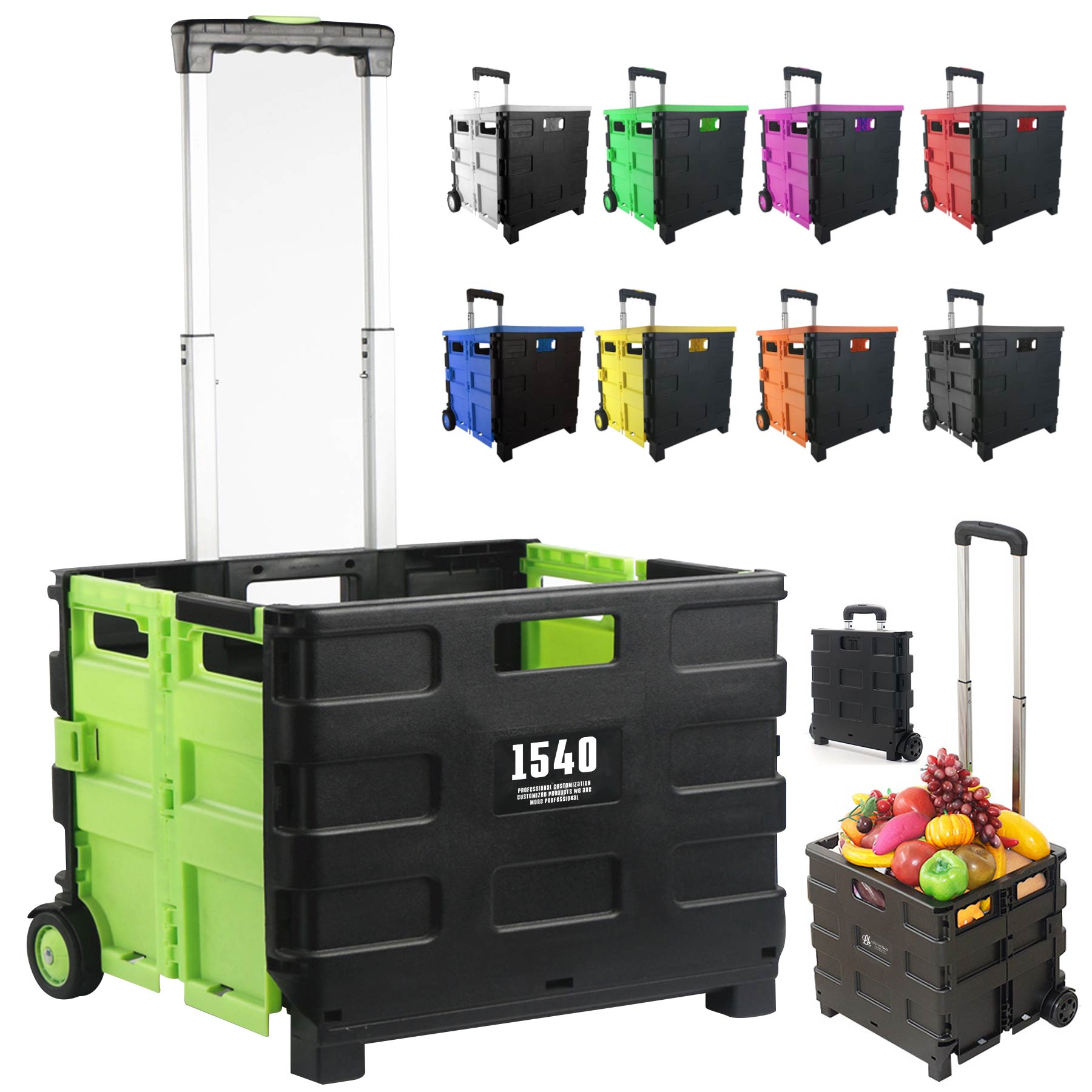 FlyFlyPromos - Foldable Utility Shopping Cart Image 1 - Promotional Product