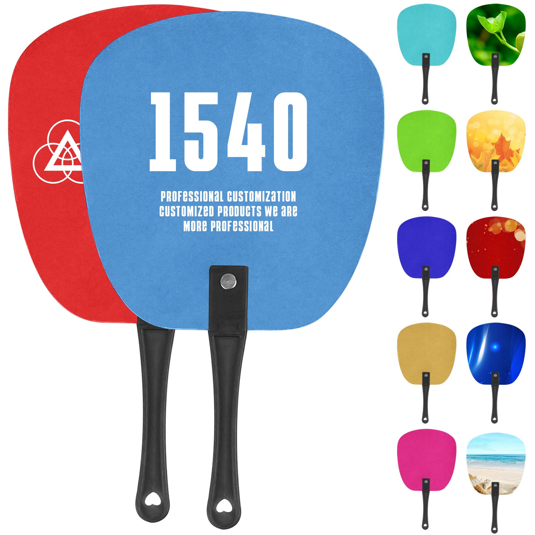 FlyFlyPromos - Plastic Advertising Hand Fan Image 1 - Promotional Product