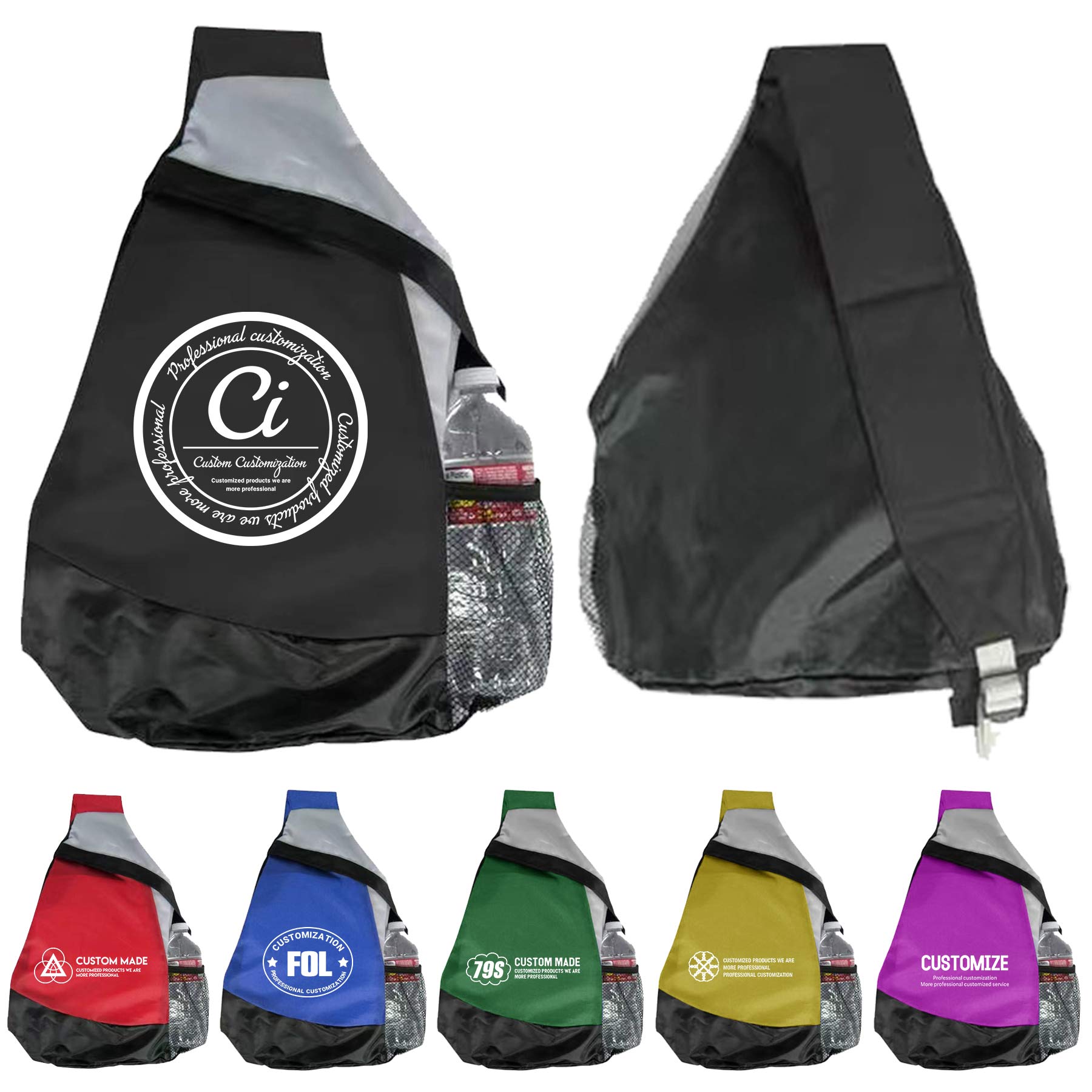 FlyFlyPromos - Sling Backpack Image 1 - Promotional Product