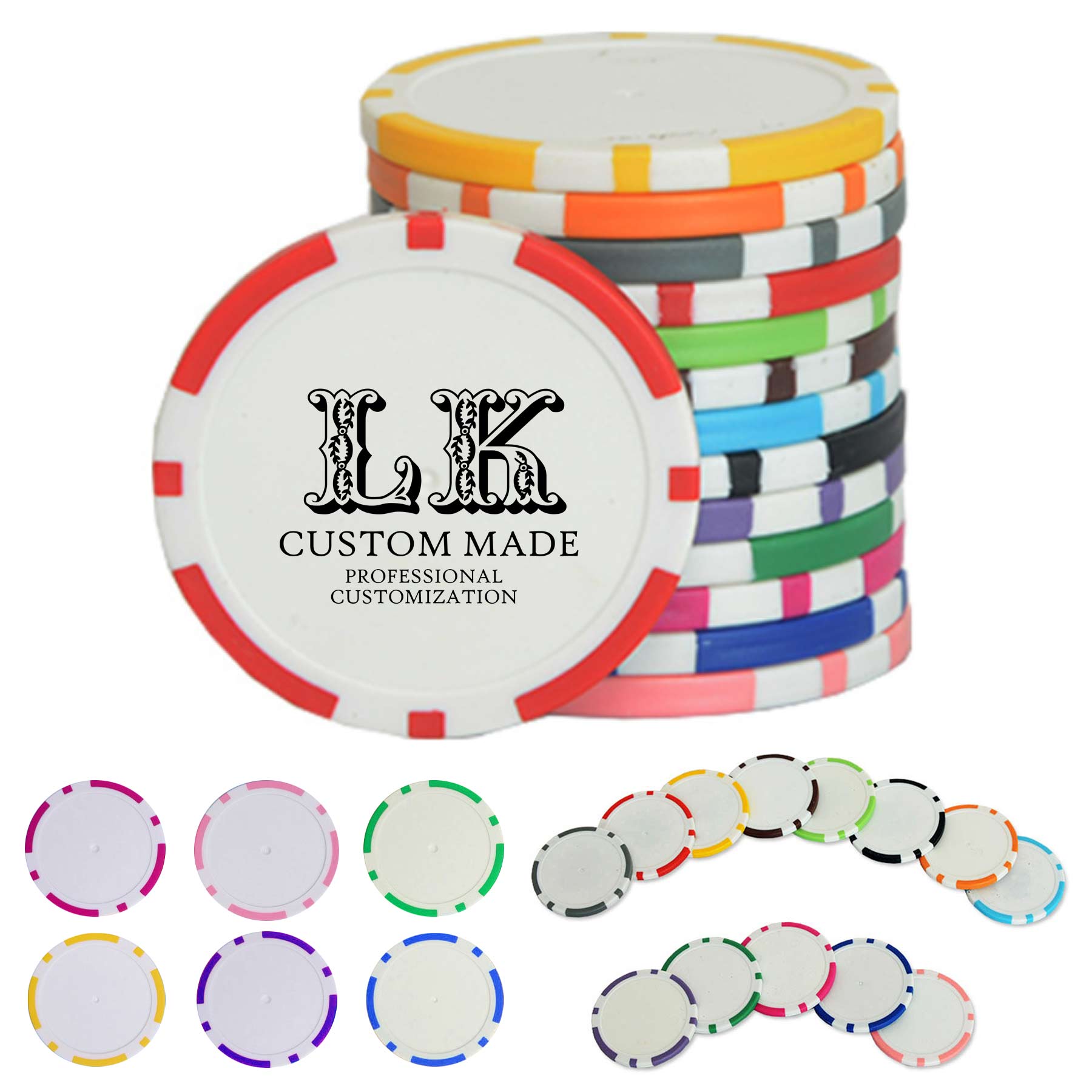 FlyFlyPromos - Double-sided PVC Stickers For Poker Chips Image 1 - Promotional Product