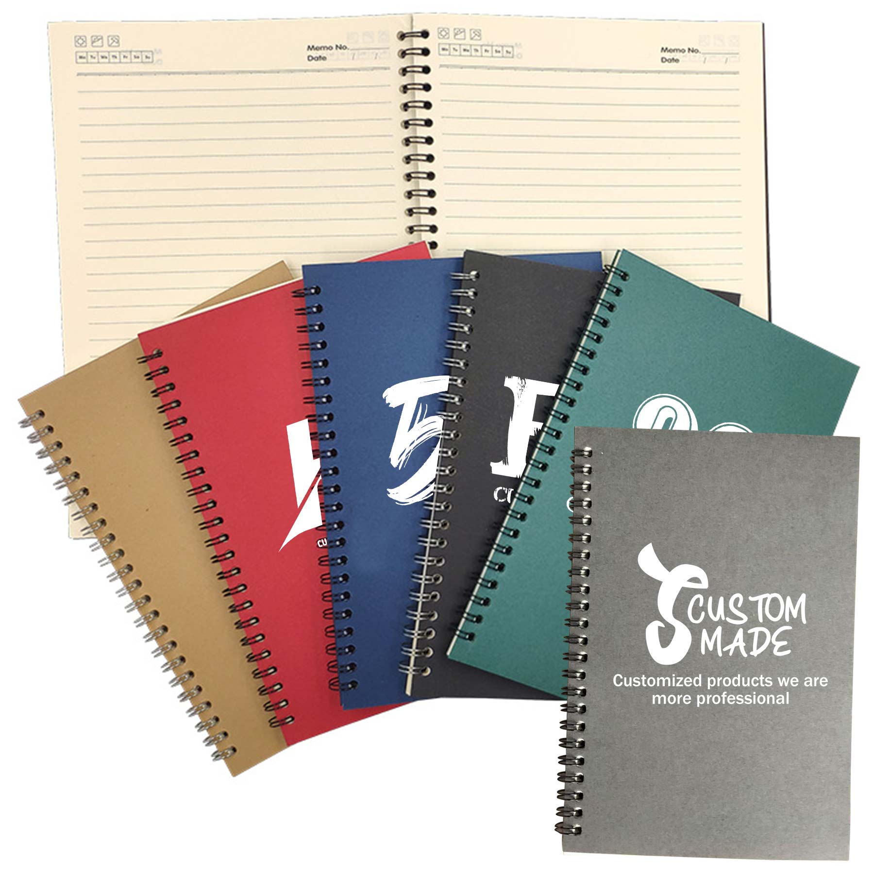 FlyFlyPromos - A5 Coil Bound Note Books - Promotional Product
