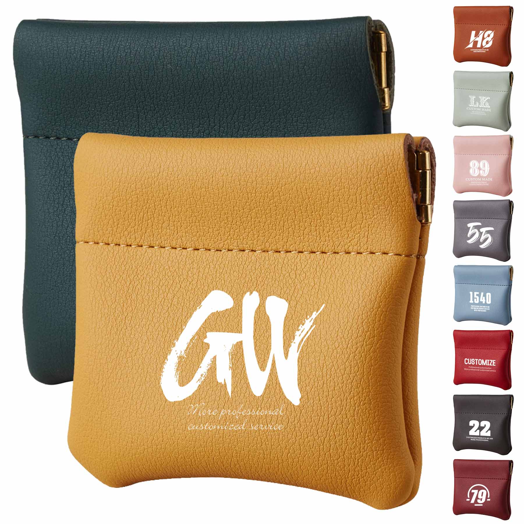 FlyFlyPromos - PU Leather Squeeze Coin Purse - Promotional Product