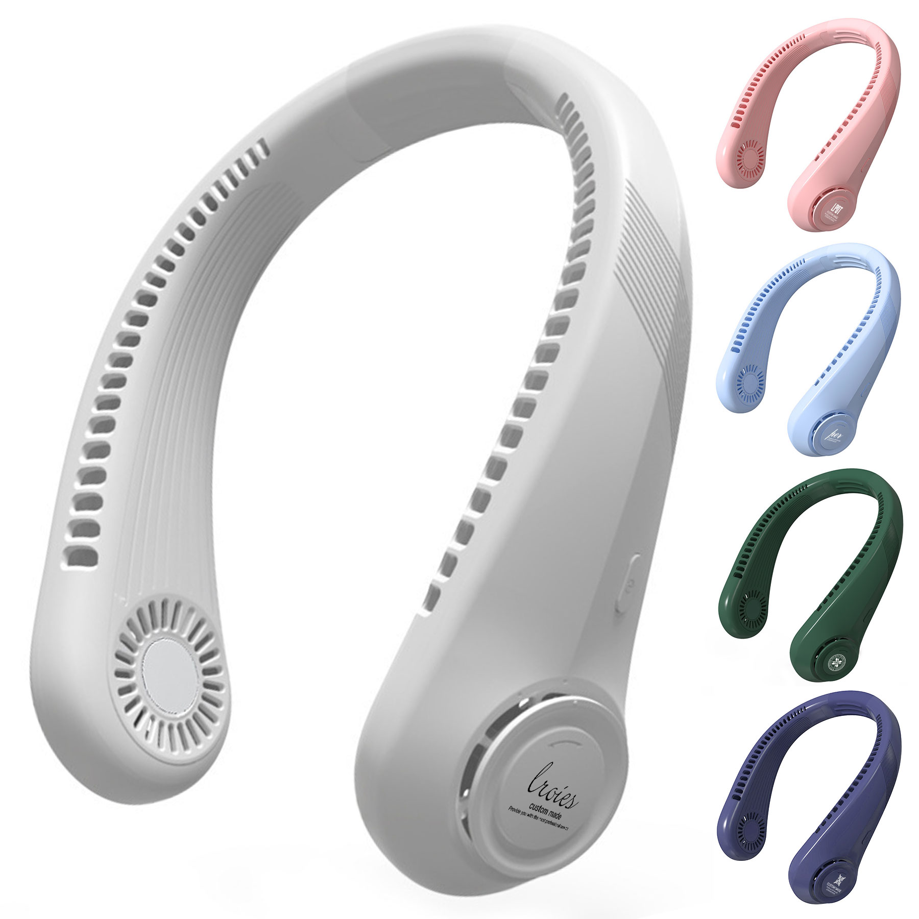 FlyFlyPromos - Portable USB Neck Fan / Hands Free Bladeless Fan Image 1 - Promotional Product