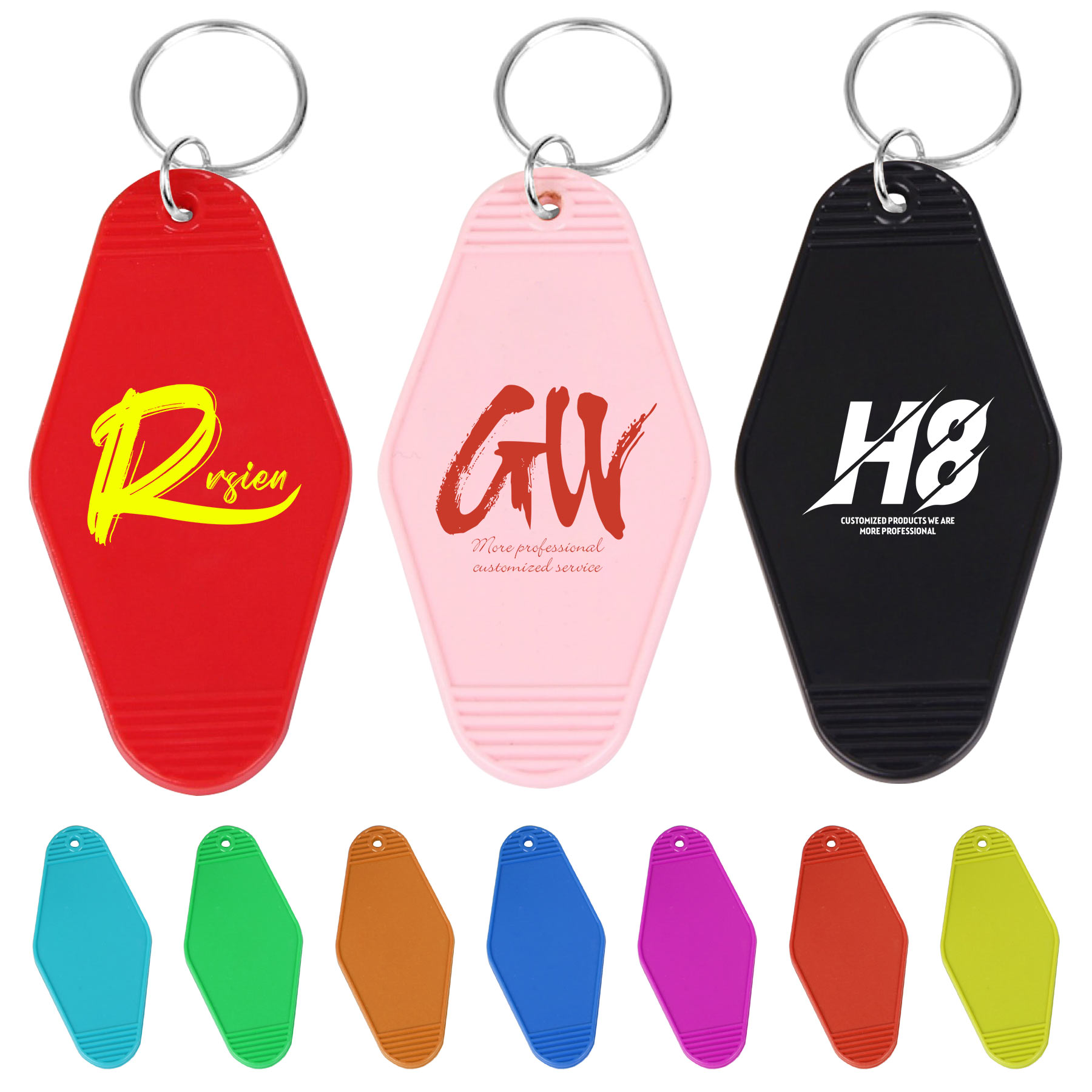FlyFlyPromos - Vintage Motel Hotel Keychain Image 1 - Promotional Product
