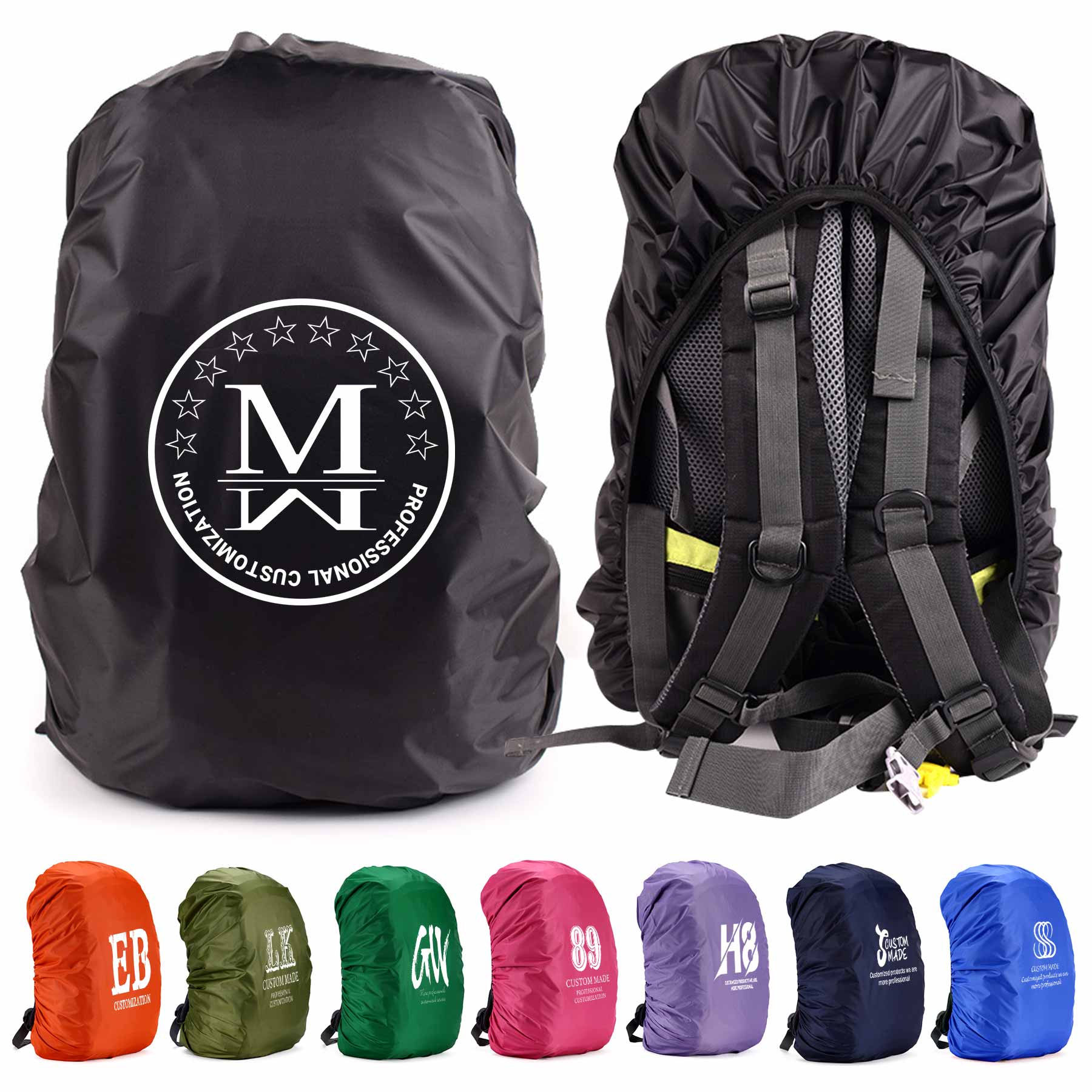 FlyFlyPromos - 35L Waterproof Backpack Rain Cover - Promotional Product