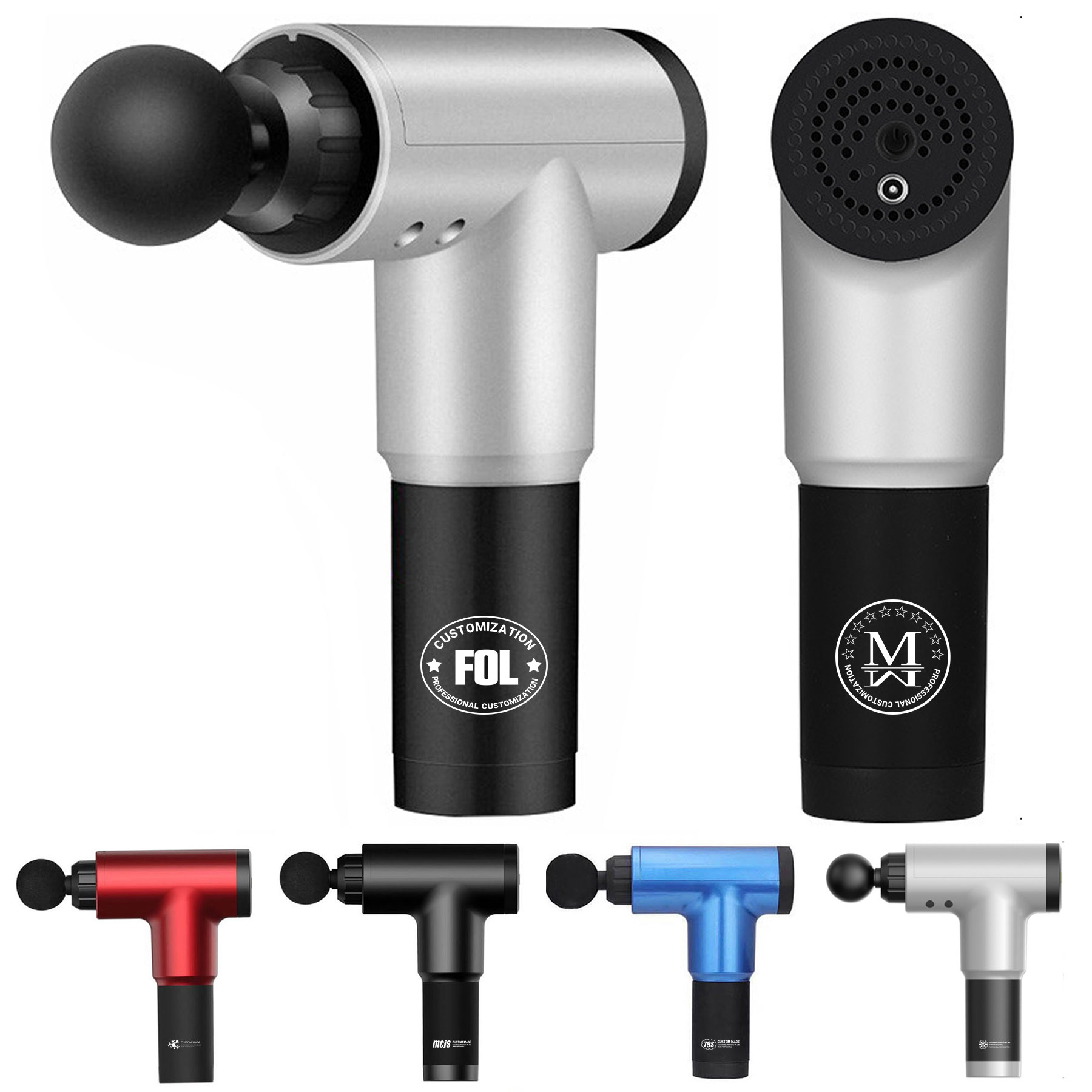 FlyFlyPromos - 6 speed Muscle Massage Gun - Promotional Product