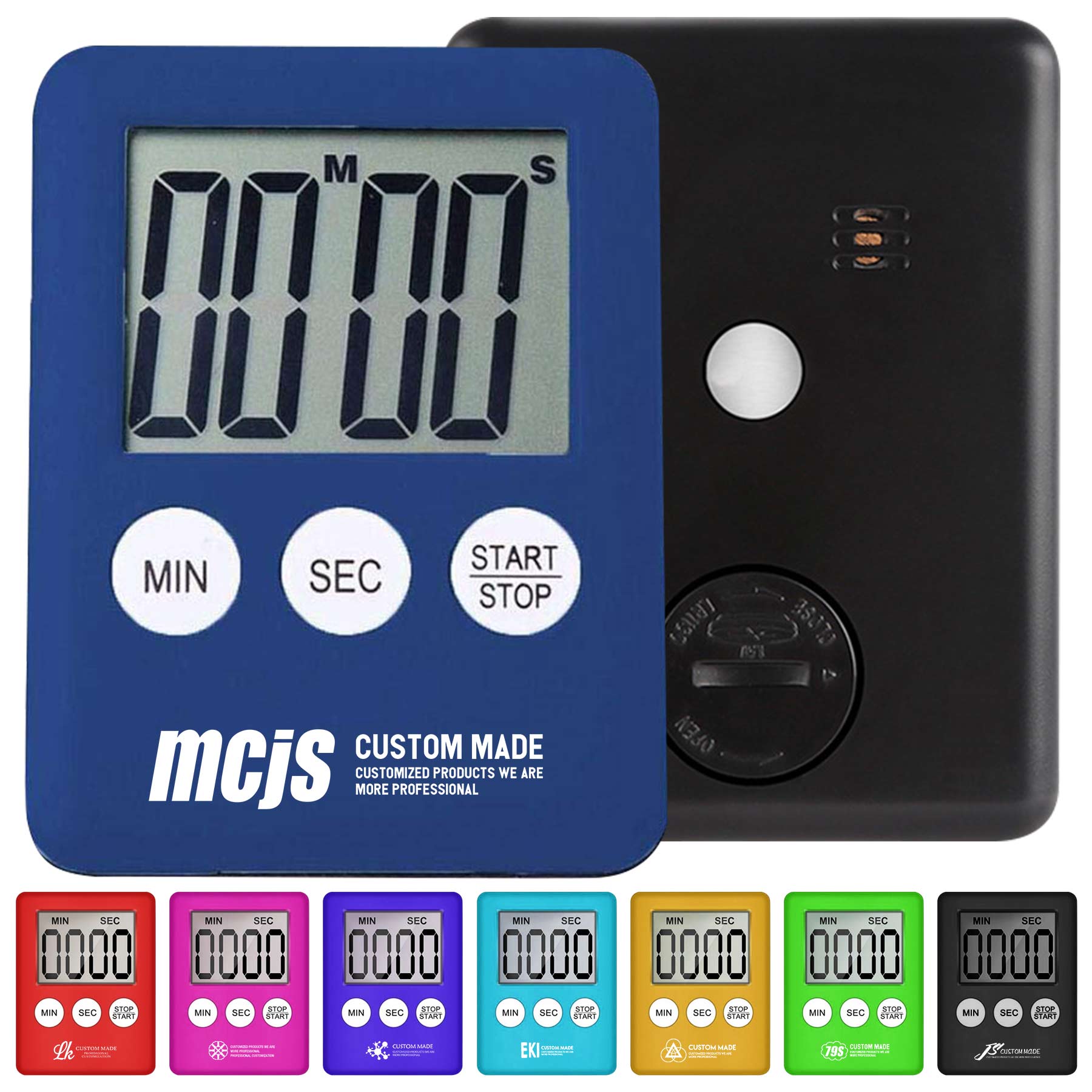 FlyFlyPromos - Big LCD Display Magnetic Digital Timer - Promotional Product