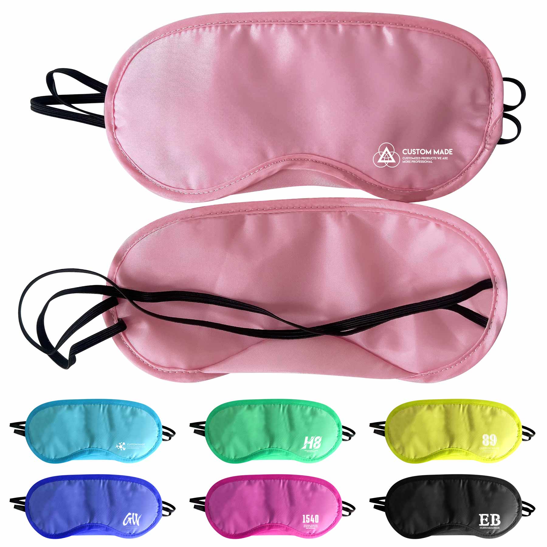 FlyFlyPromos - Soft Satin Sleep Eye Masks - Promotional Product