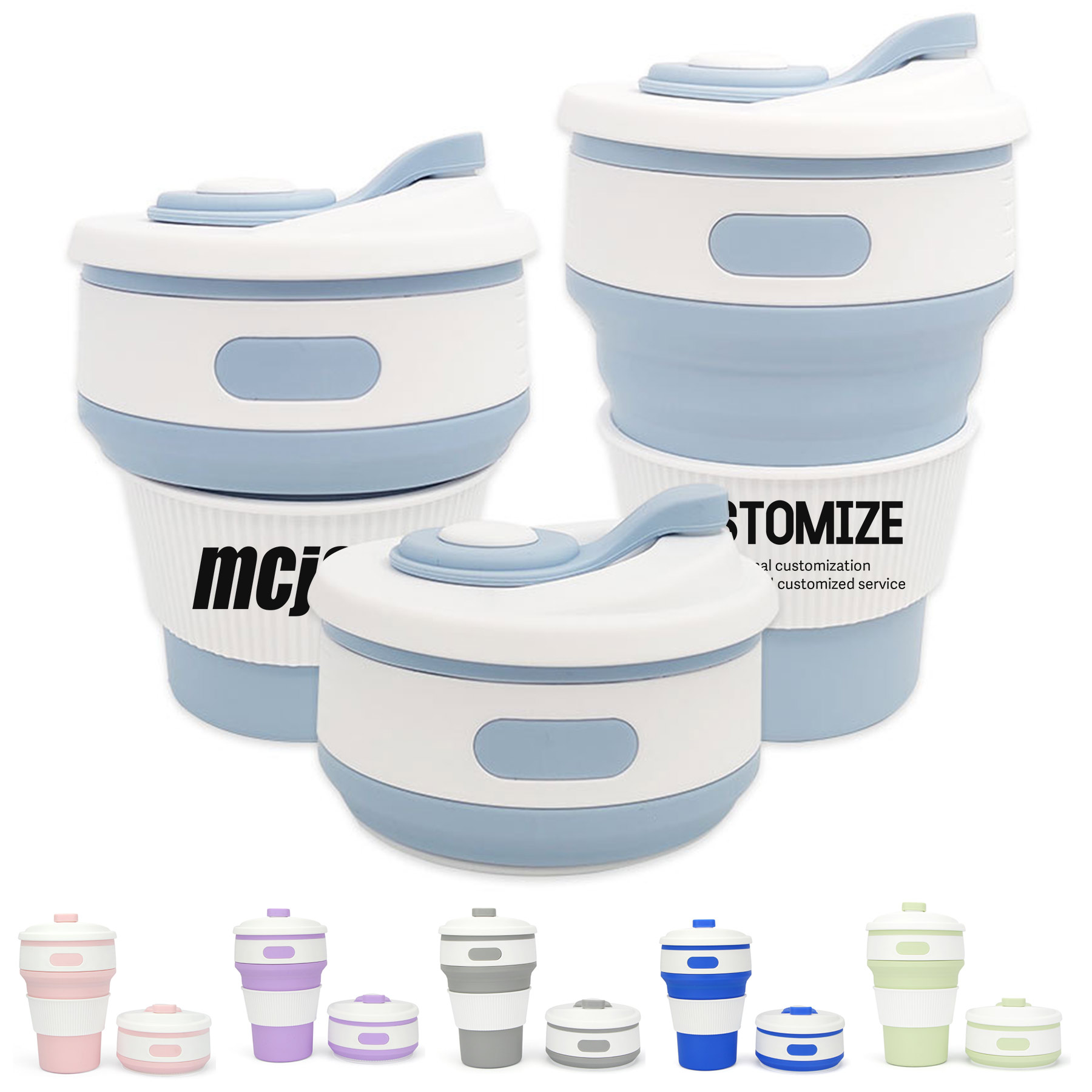 FlyFlyPromos - 12oz Collapsible Coffee Cup - Promotional Product