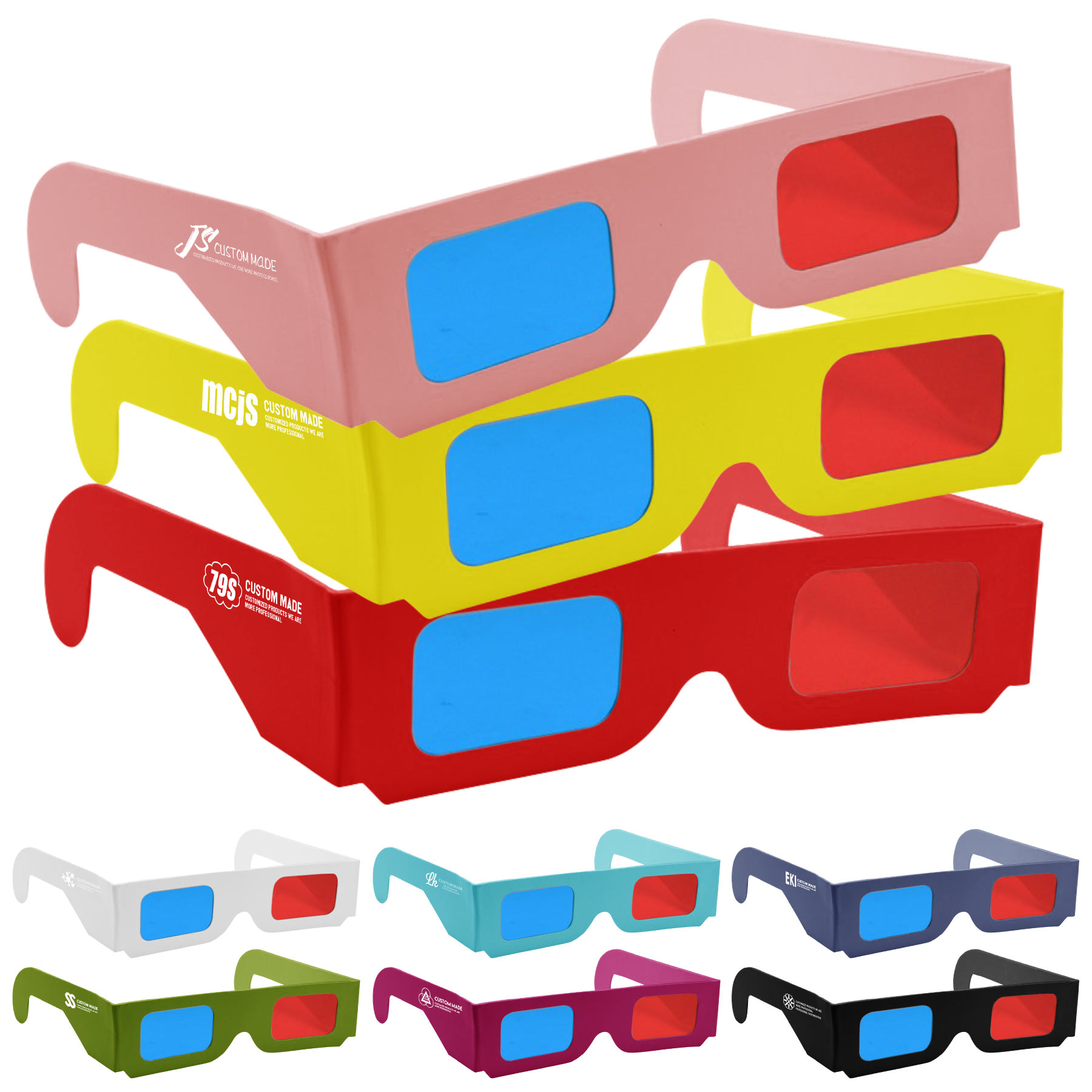 FlyFlyPromos - 3D Paper Sunglass - Promotional Product