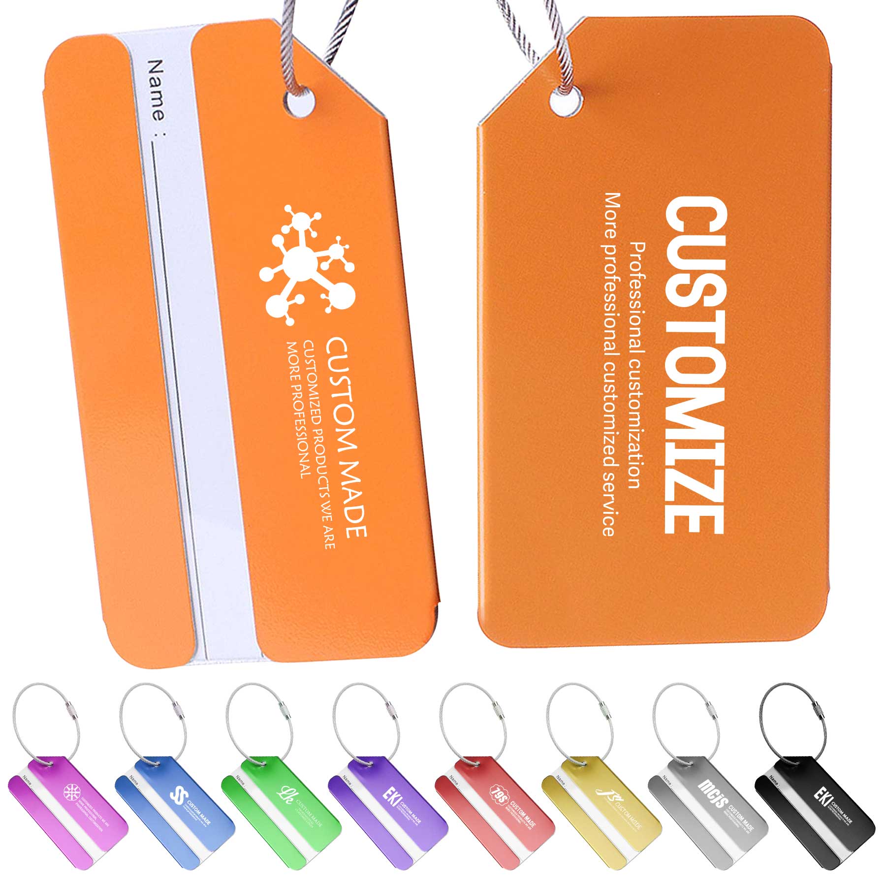 FlyFlyPromos - Aluminum Alloy Luggage Tags - Promotional Product