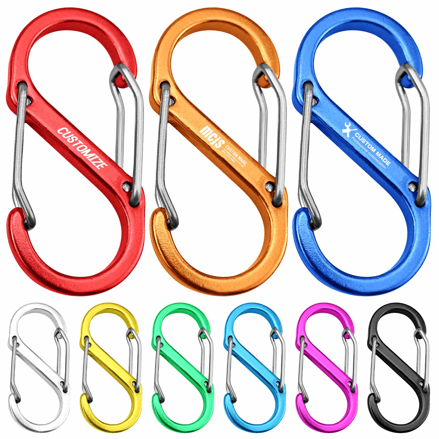 FlyFlyPromos - Aluminum Spring Clips Image 1 - Promotional Product