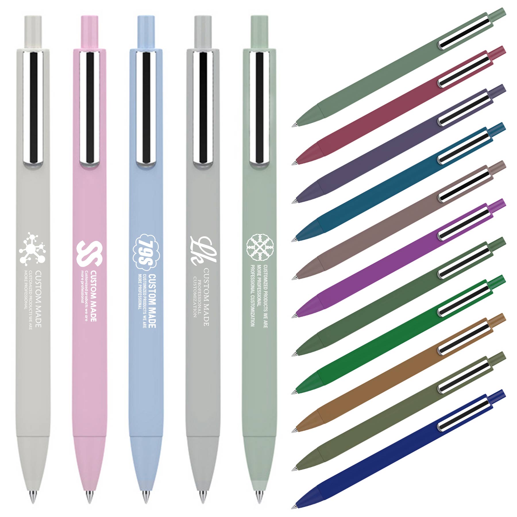 FlyFlyPromos - Retractable Quick Dry Gel Ink Pen Image 1 - Promotional Product