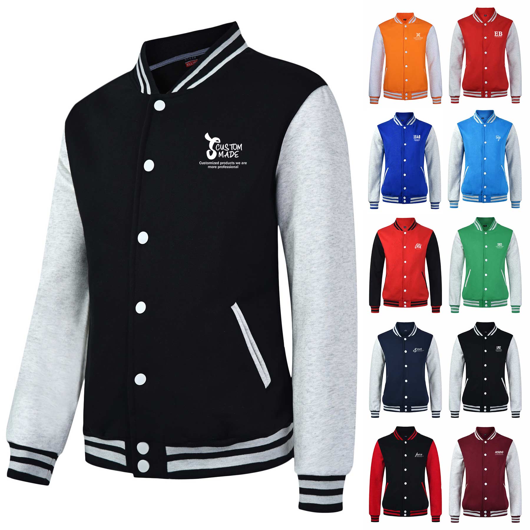 FlyFlyPromos - Custom Sport Coats / Baseball Uniform For Men And Women Image 1 - Promotional Product