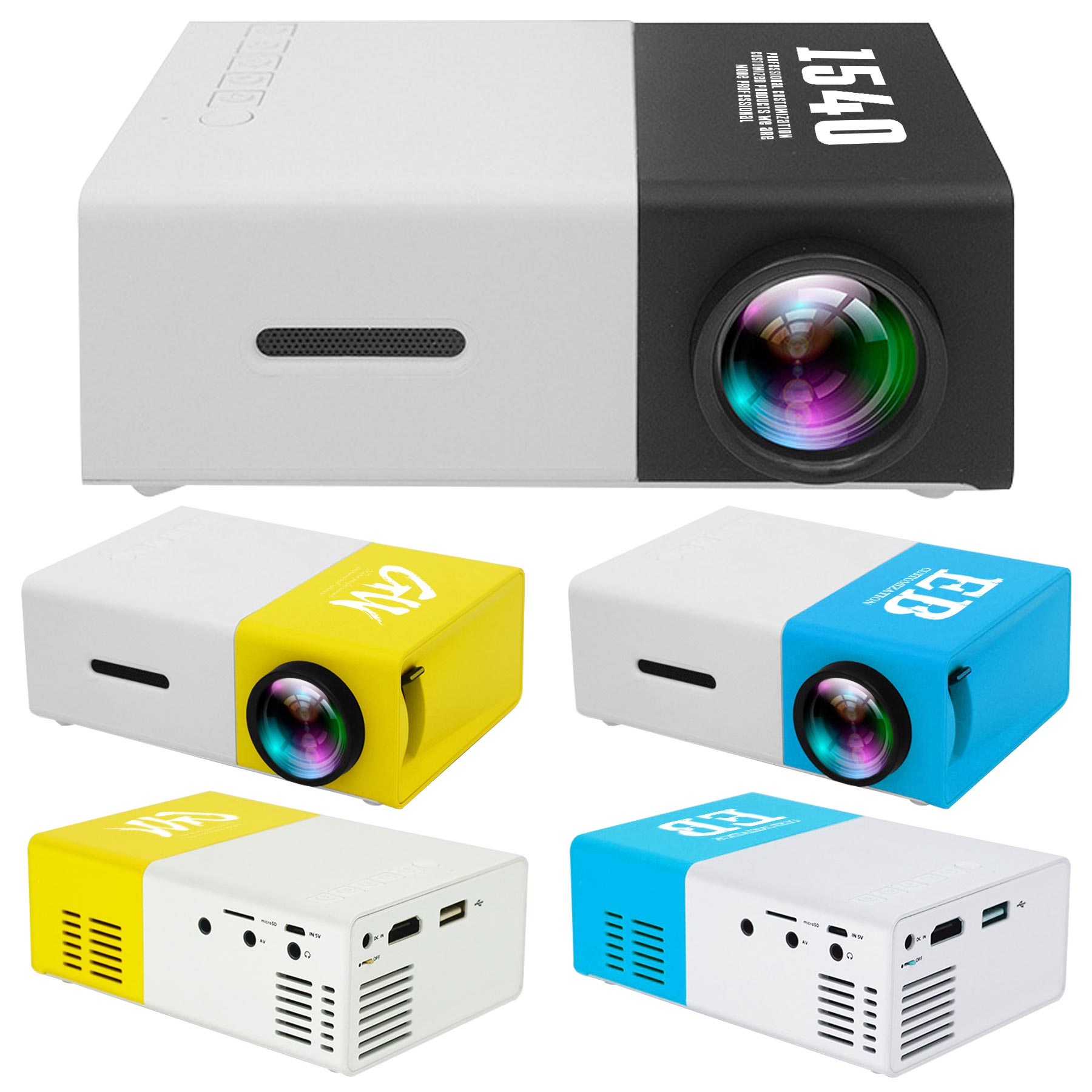FlyFlyPromos - Mini Portable Outdoor Movie Projector - Promotional Product