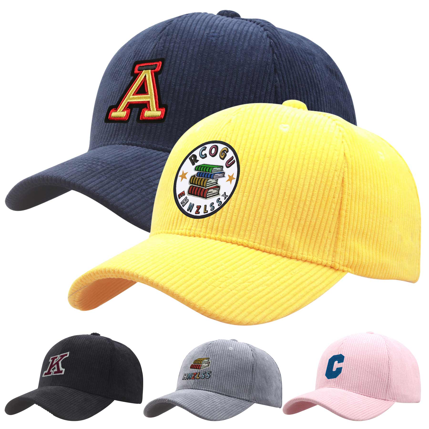 FlyFlyPromos - Corduroy Unstructured Baseball Cap - Promotional Product