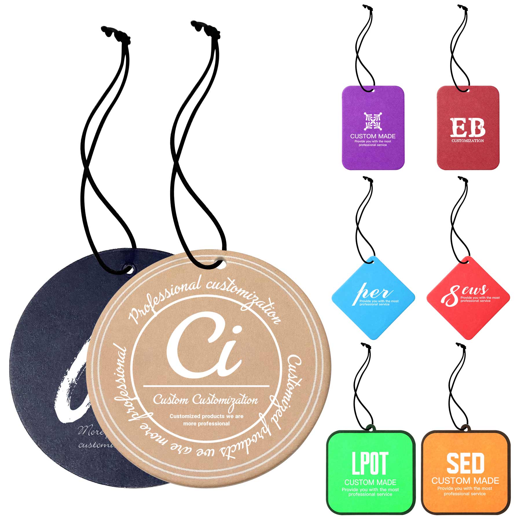 FlyFlyPromos - Custom Car Air Freshener - Promotional Product
