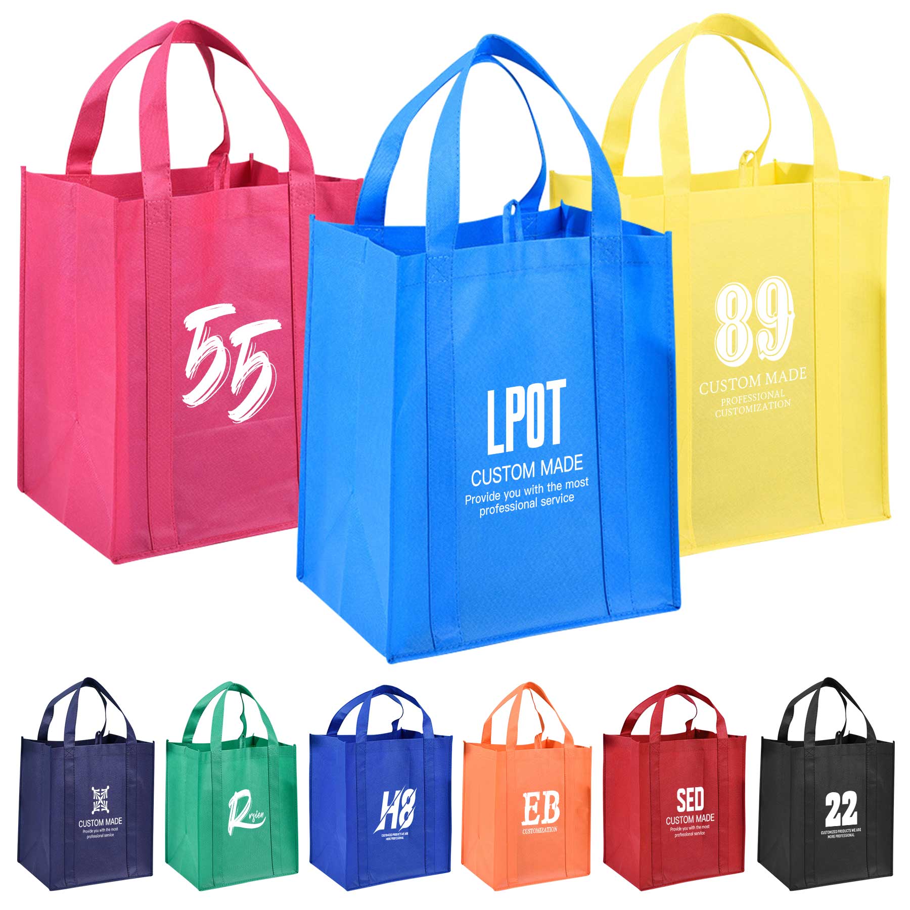 FlyFlyPromos - Gift Expressions Grocery Tote Bag - Promotional Product