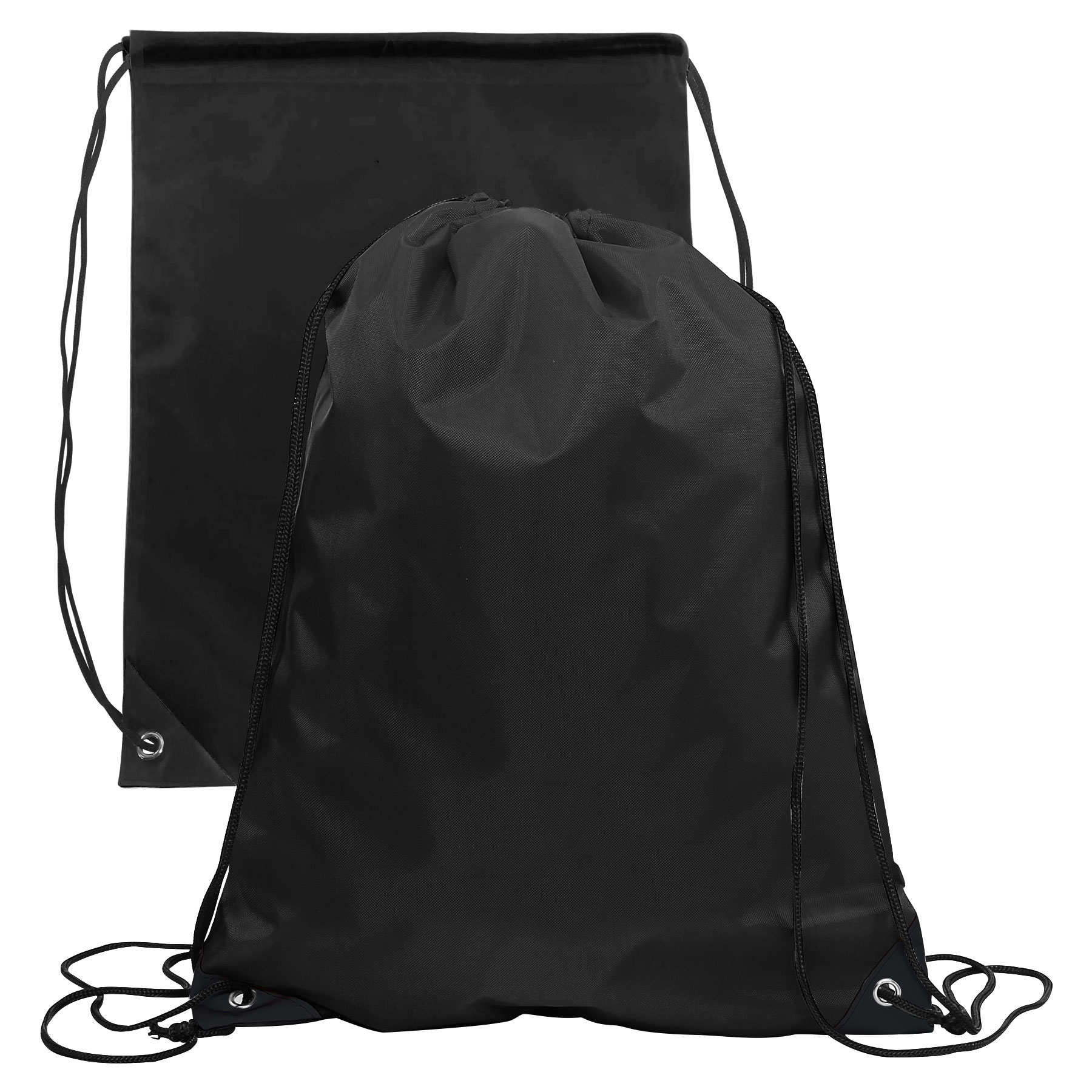 FlyFlyPromos - 210D Polyester Drawstring Backpack (13" x 17") Image 8 - Promotional Product