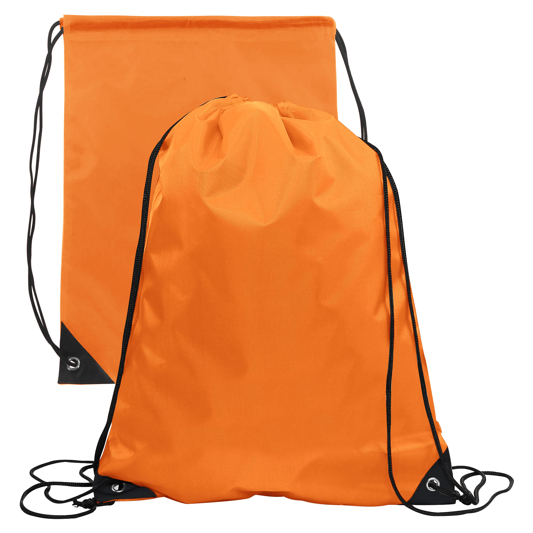 FlyFlyPromos - 210D Polyester Drawstring Backpack (13" x 17") Image 16 - Promotional Product