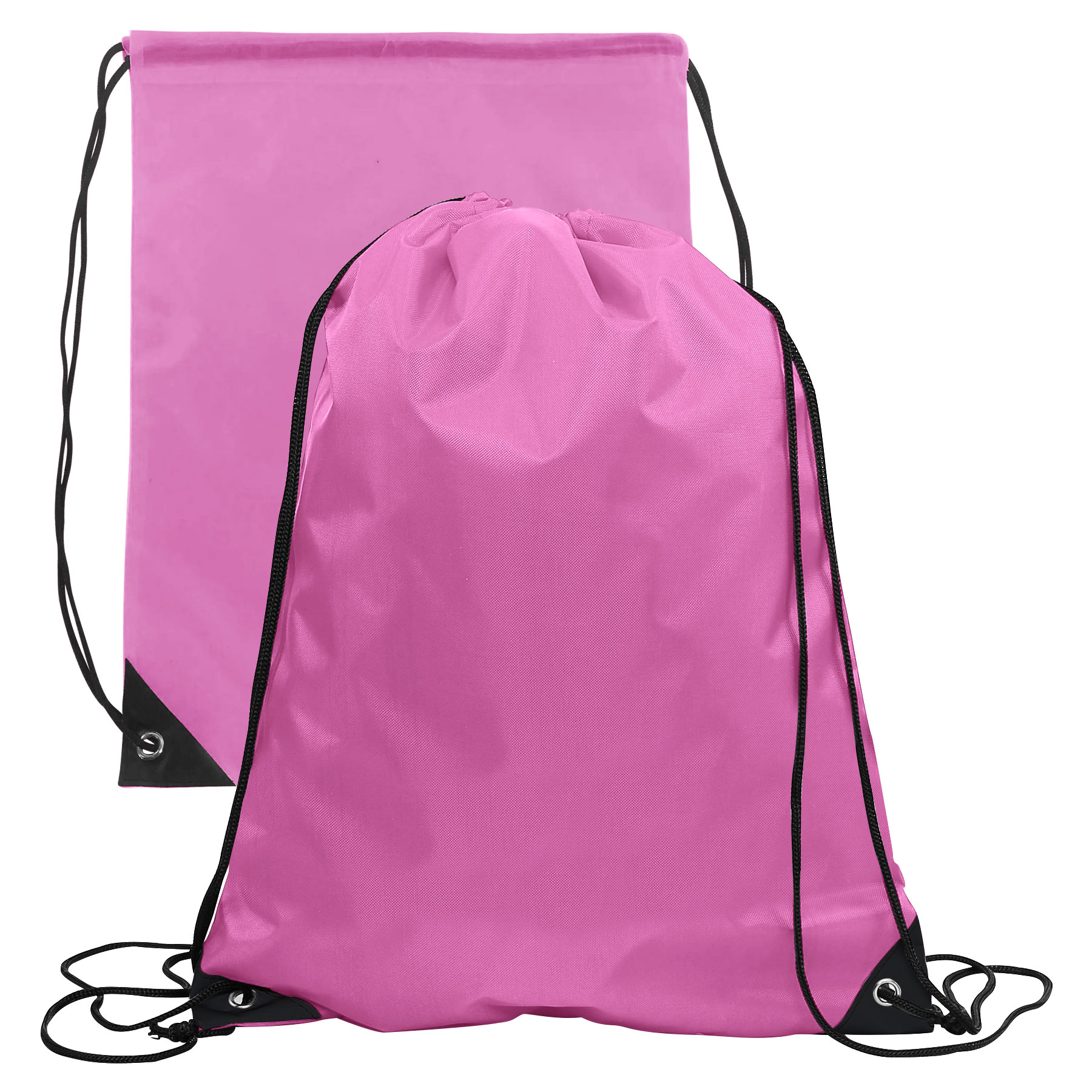 FlyFlyPromos - 210D Polyester Drawstring Backpack (13" x 17") Image 15 - Promotional Product