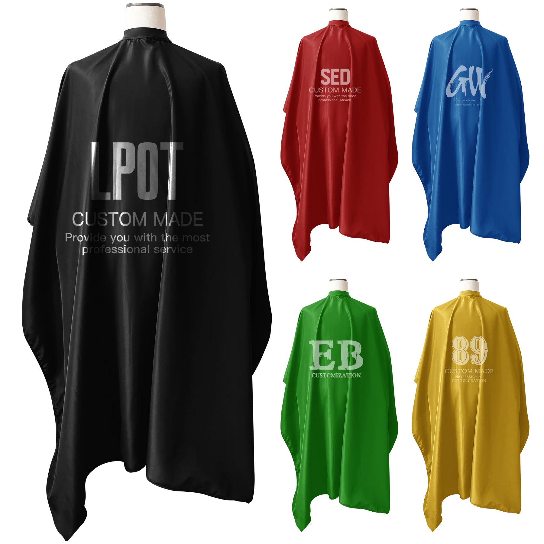 FlyFlyPromos - Hair Salon Nylon Cape with Snap Closure Image 1 - Promotional Product