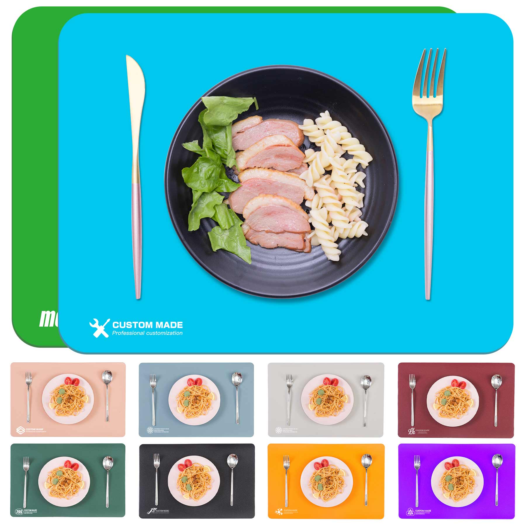 FlyFlyPromos - Food Grade Kids Silicone Placemat - Promotional Product