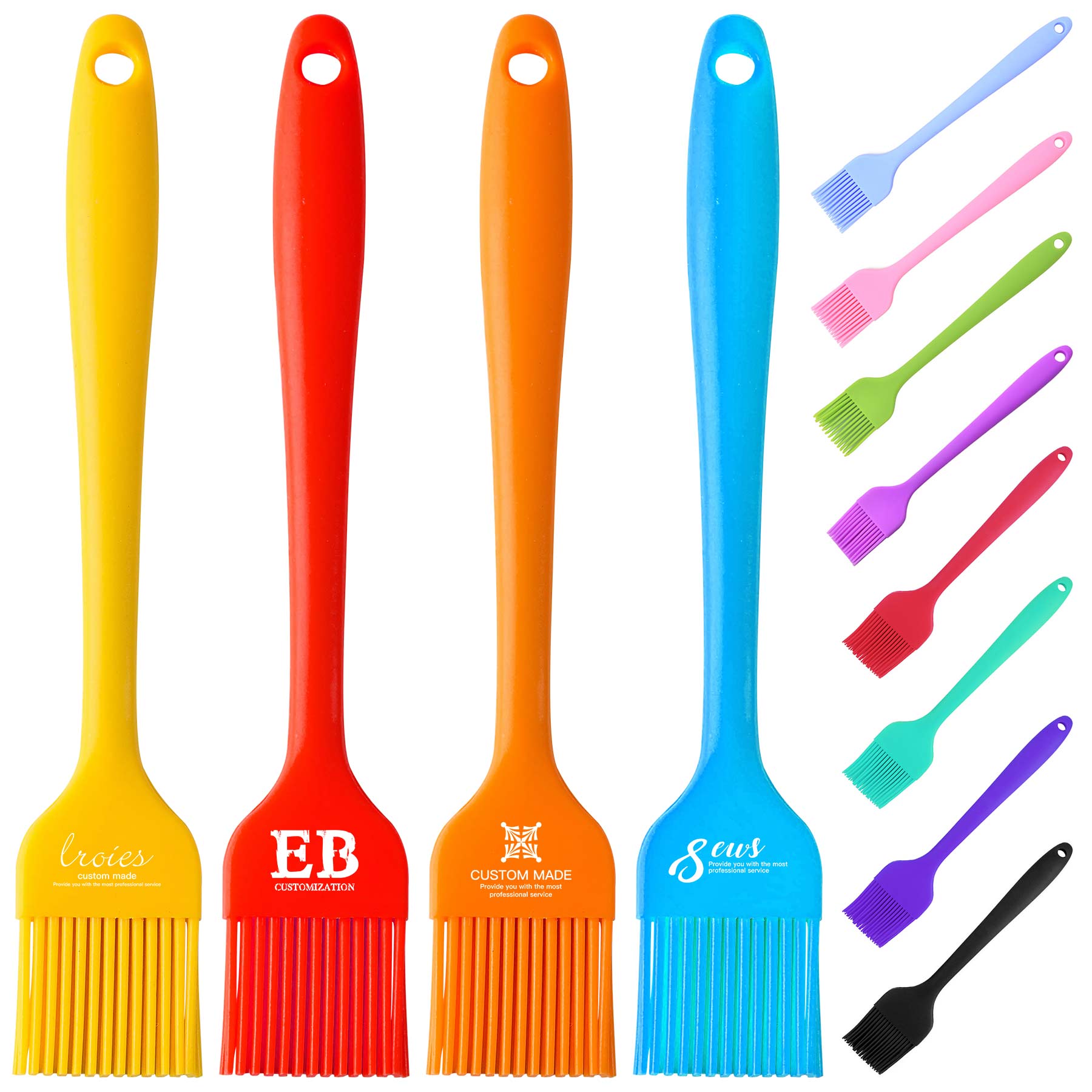 FlyFlyPromos - Multi-Colored Silicone Barbecue Brush - Promotional Product