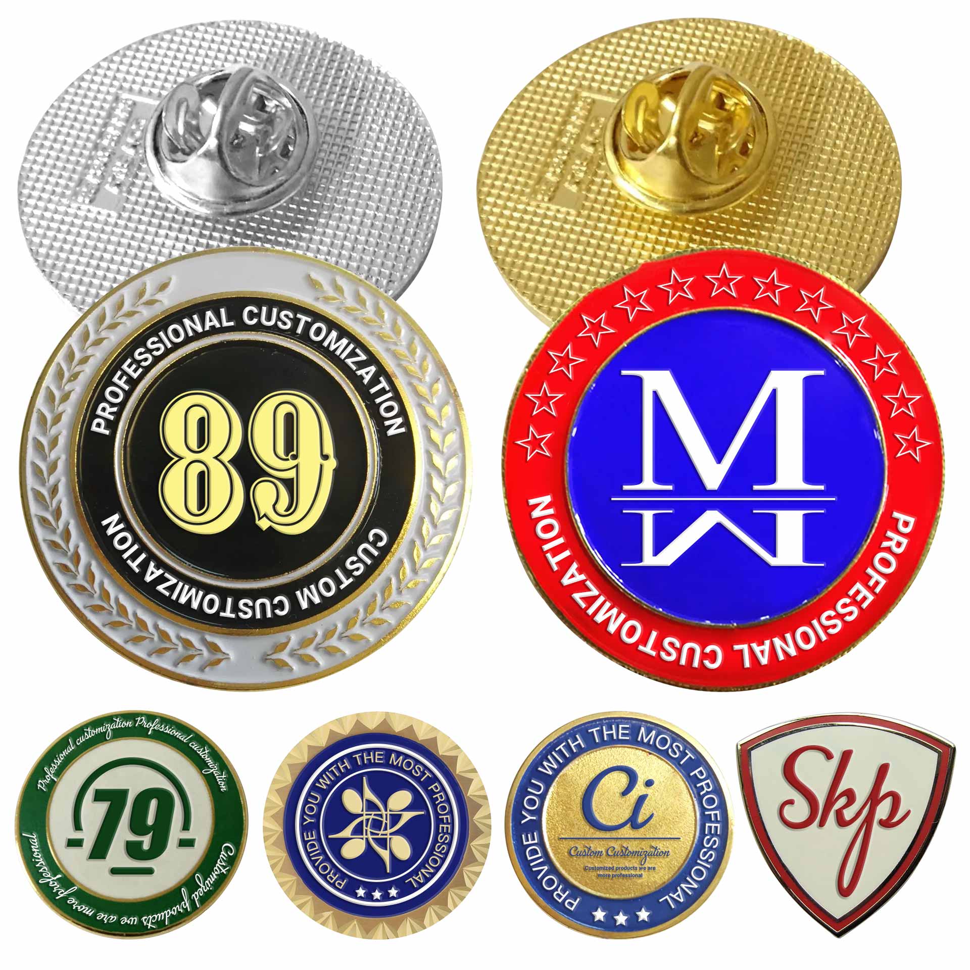 FlyFlyPromos - Pin Keepers Locking Clasp from Backs - Promotional Product