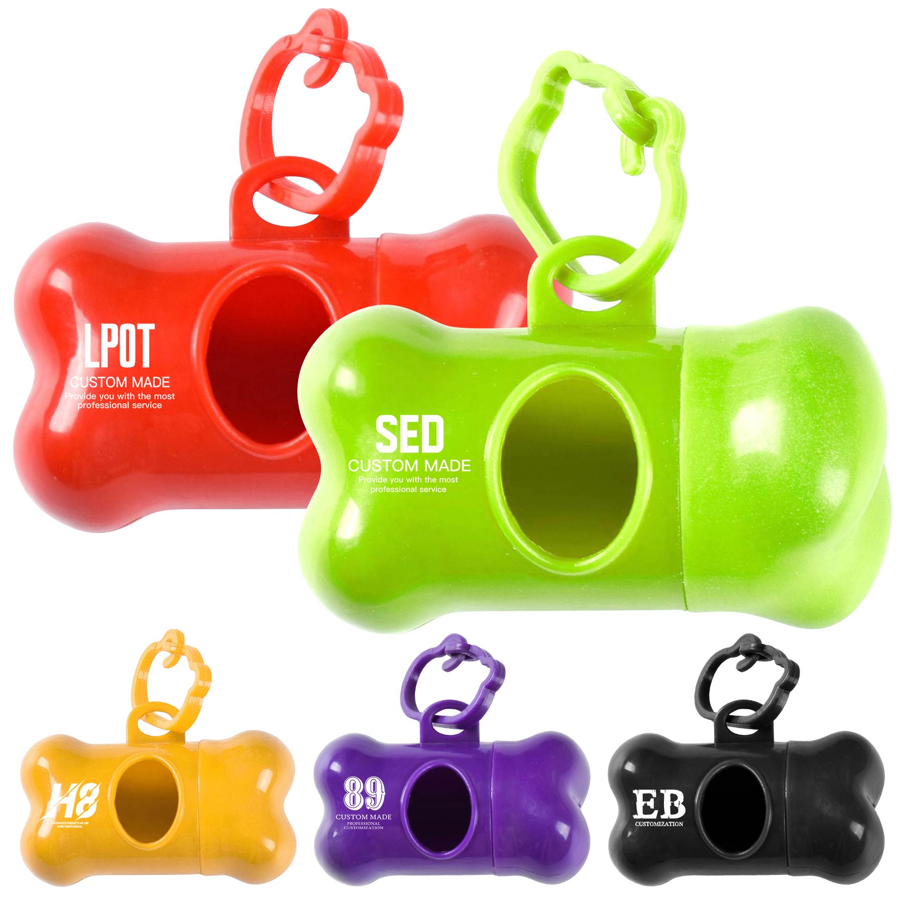 Pet Waste Bags Bone Shaped Dispensers