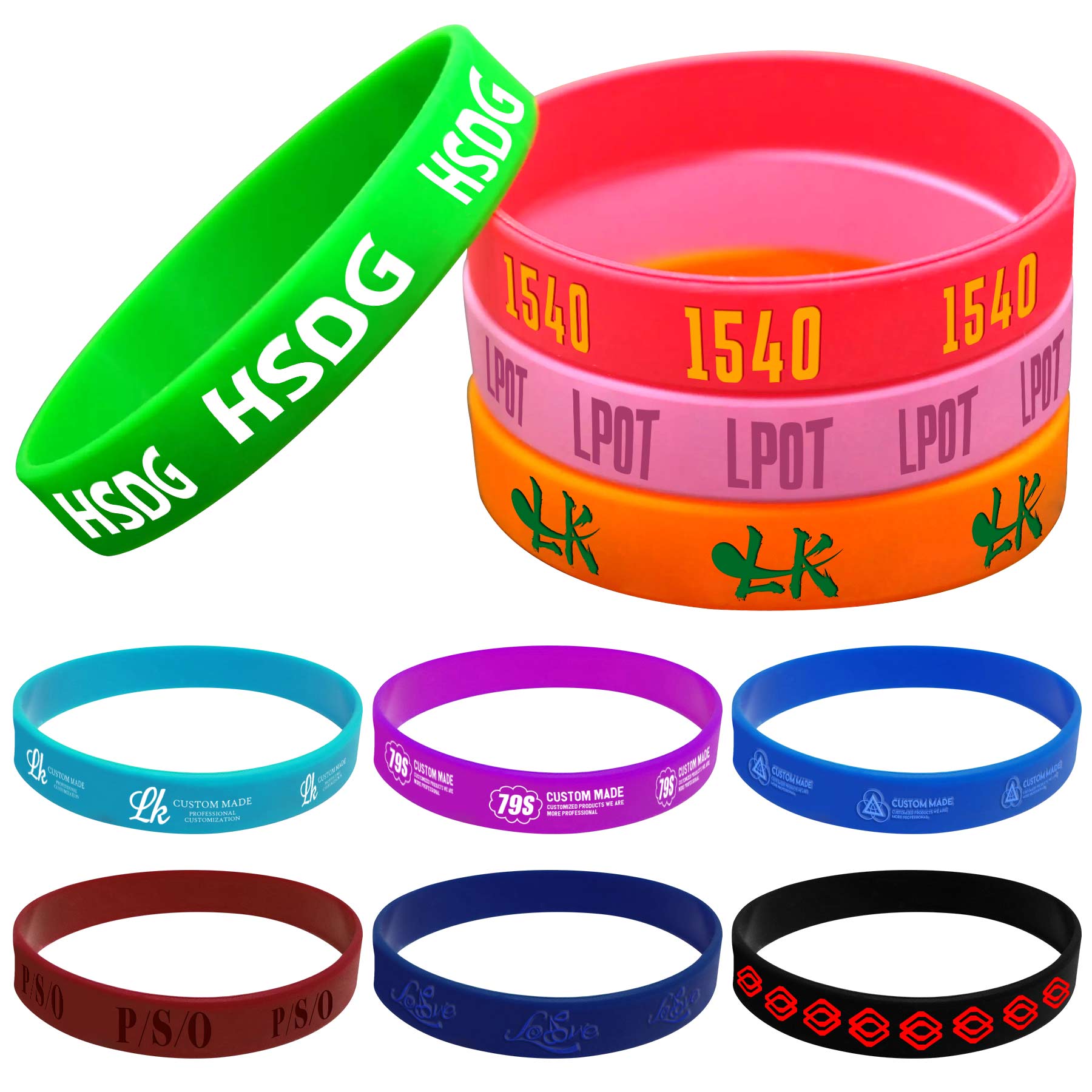 FlyFlyPromos - Children's Silicone Bracelet - Promotional Product