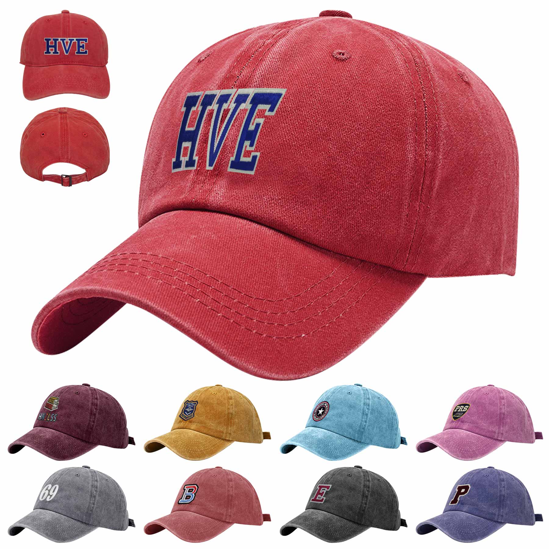 FlyFlyPromos - Cotton Twill Unstructured Baseball Hat Image 1 - Promotional Product