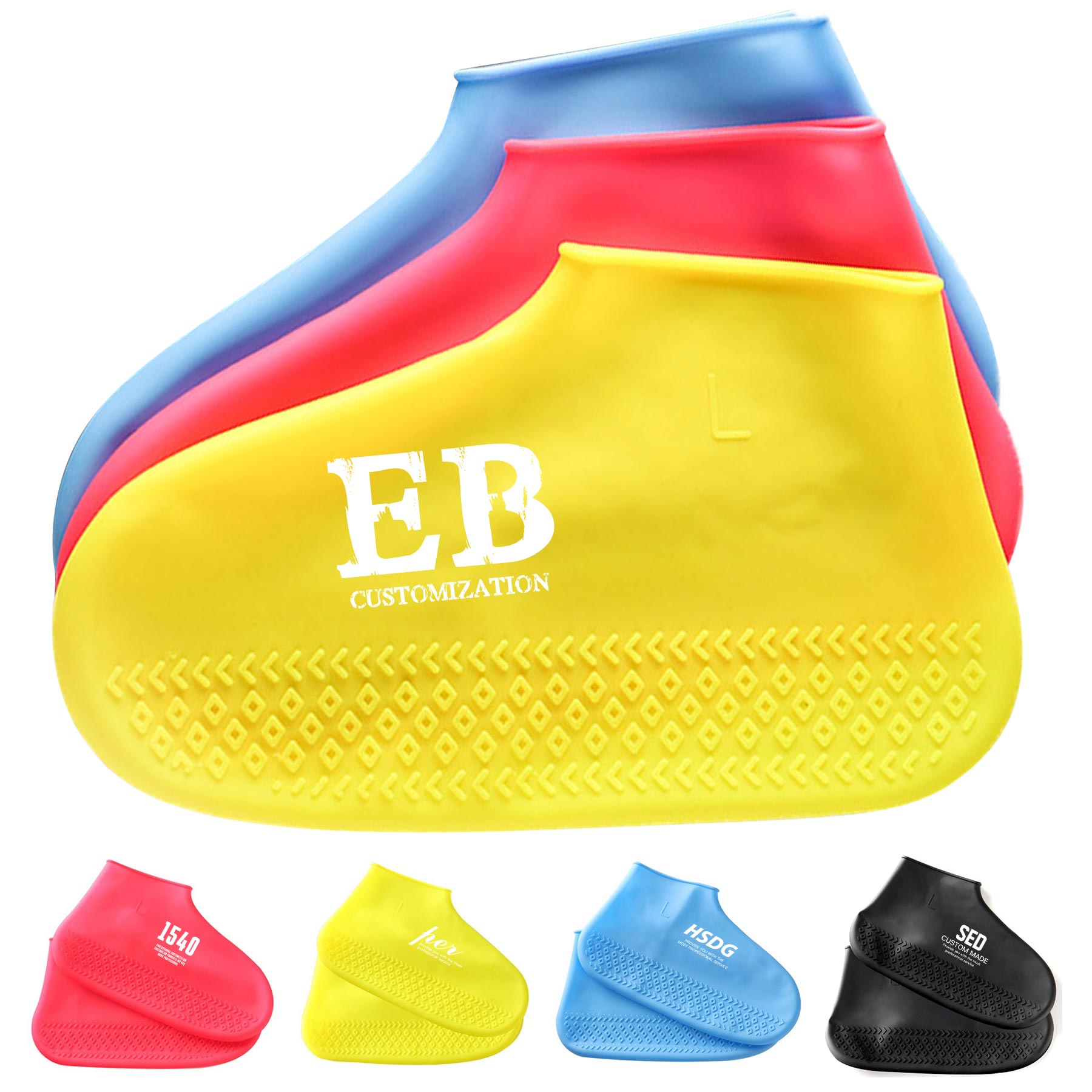 FlyFlyPromos - Silicone Waterproof Shoe Covers Image 1 - Promotional Product