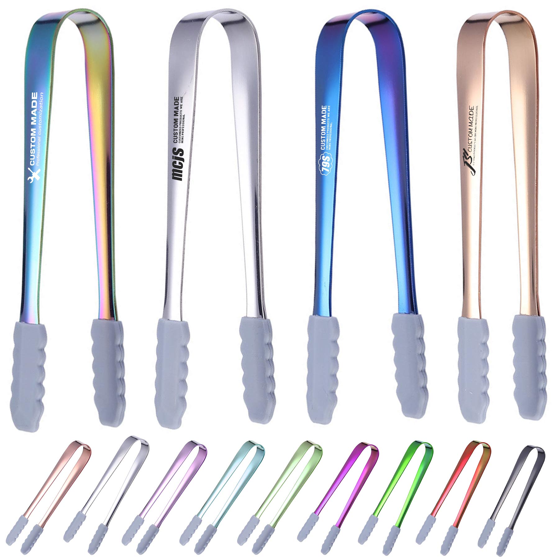 FlyFlyPromos - Stainless Steel Appetizers Tongs - Promotional Product