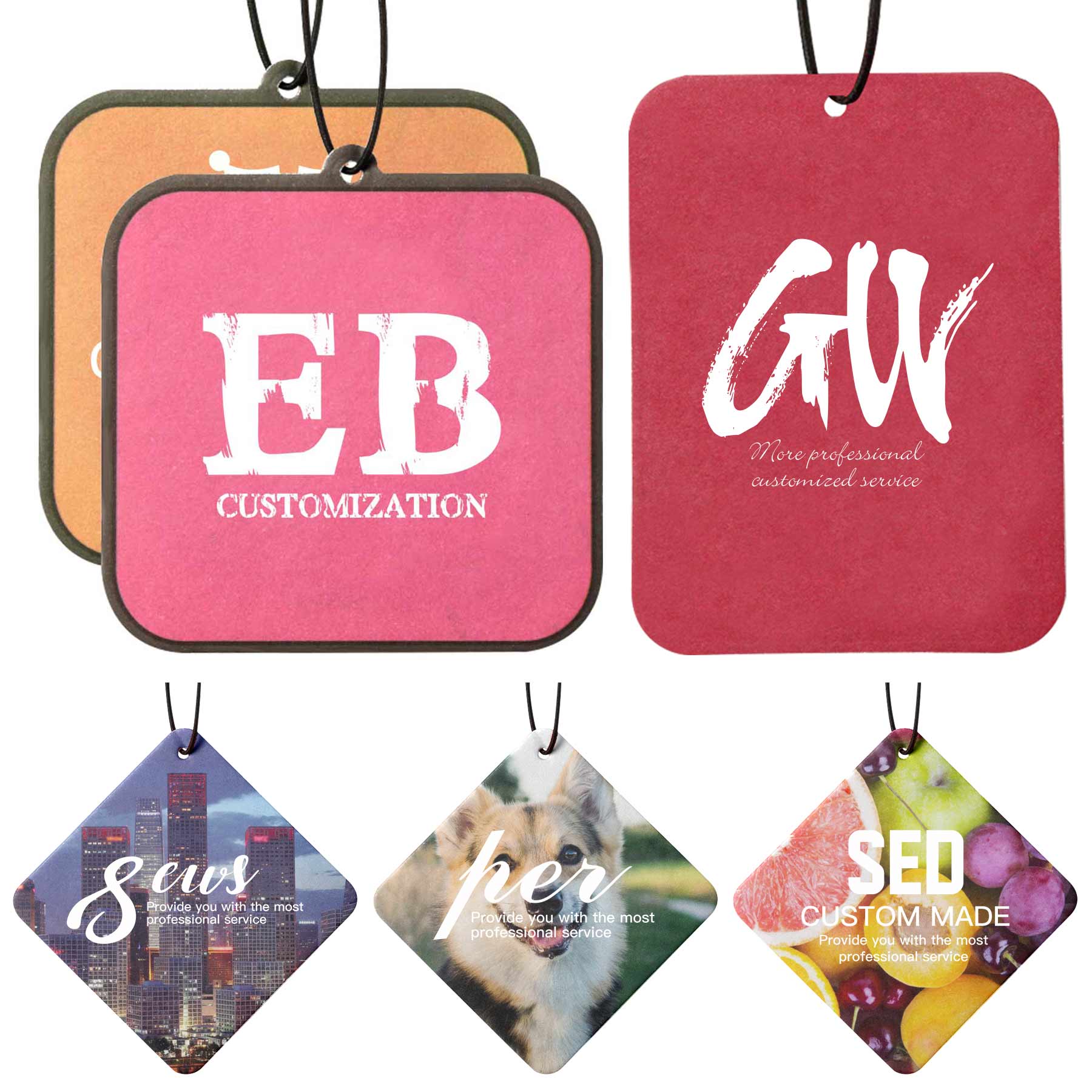 FlyFlyPromos - Custom Car Air Freshener Image 1 - Promotional Product