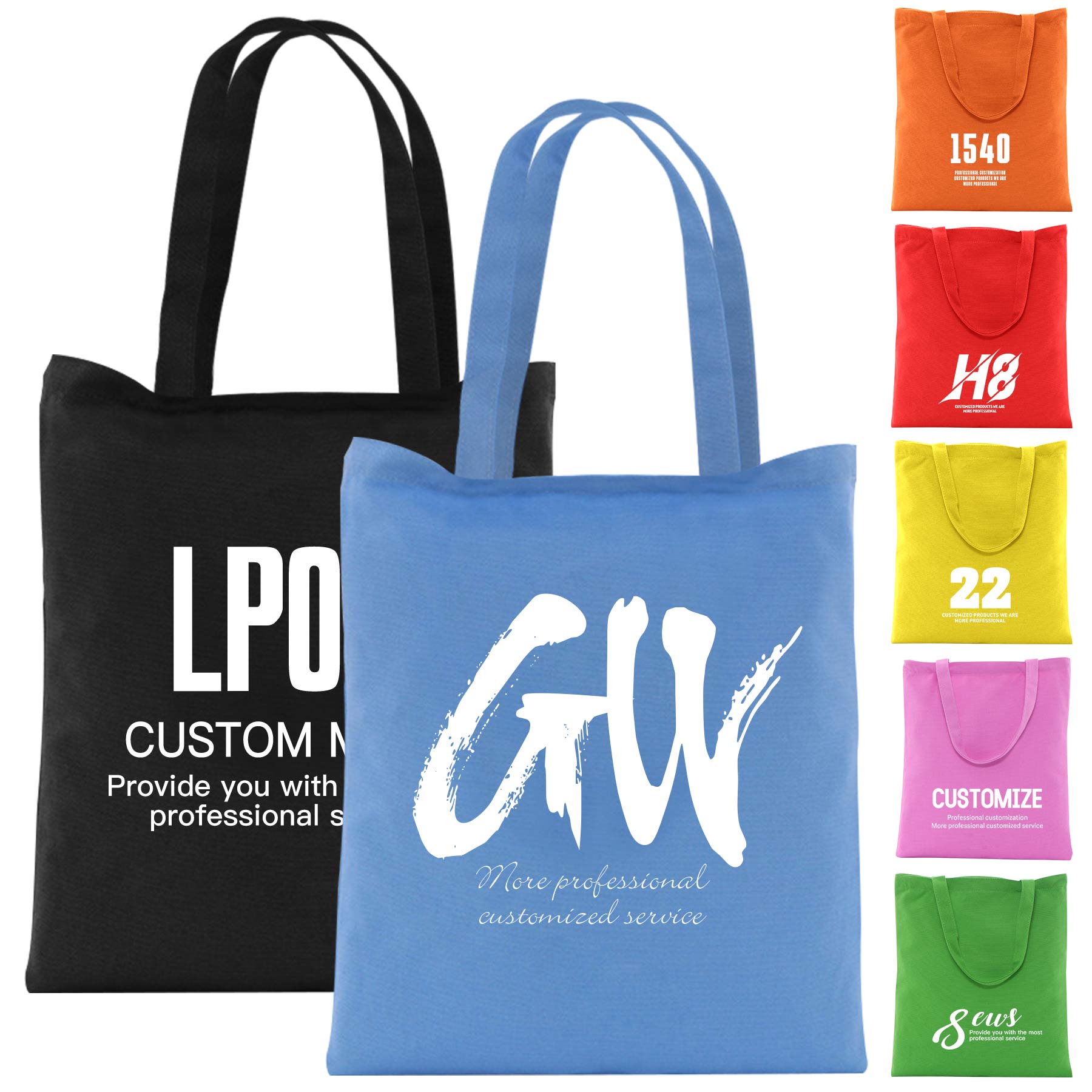 FlyFlyPromos - Eco-friendly Canvas Bag with Zipper Closure Image 1 - Promotional Product