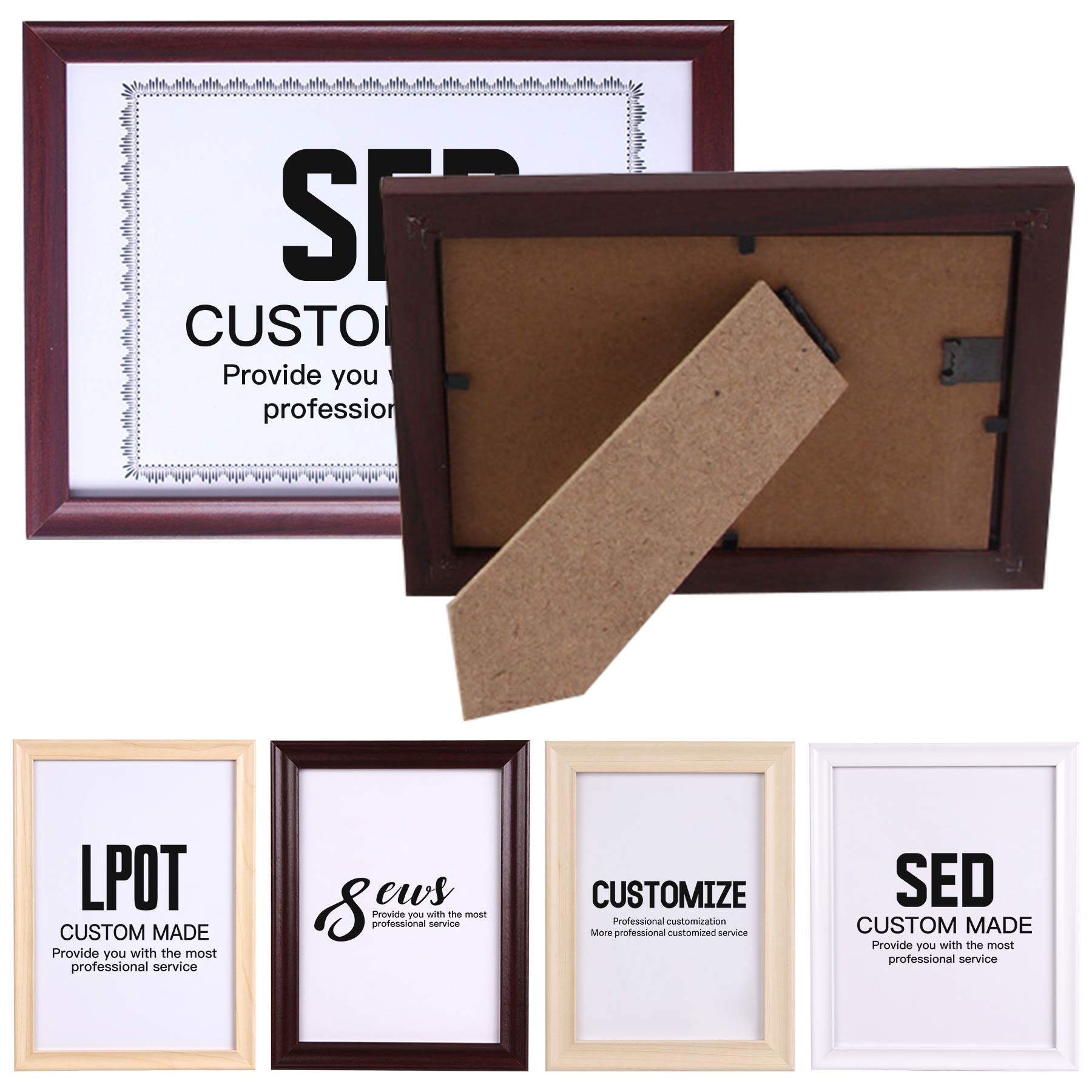 FlyFlyPromos - Rectangle Wooden Picture Frame Image 1 - Promotional Product