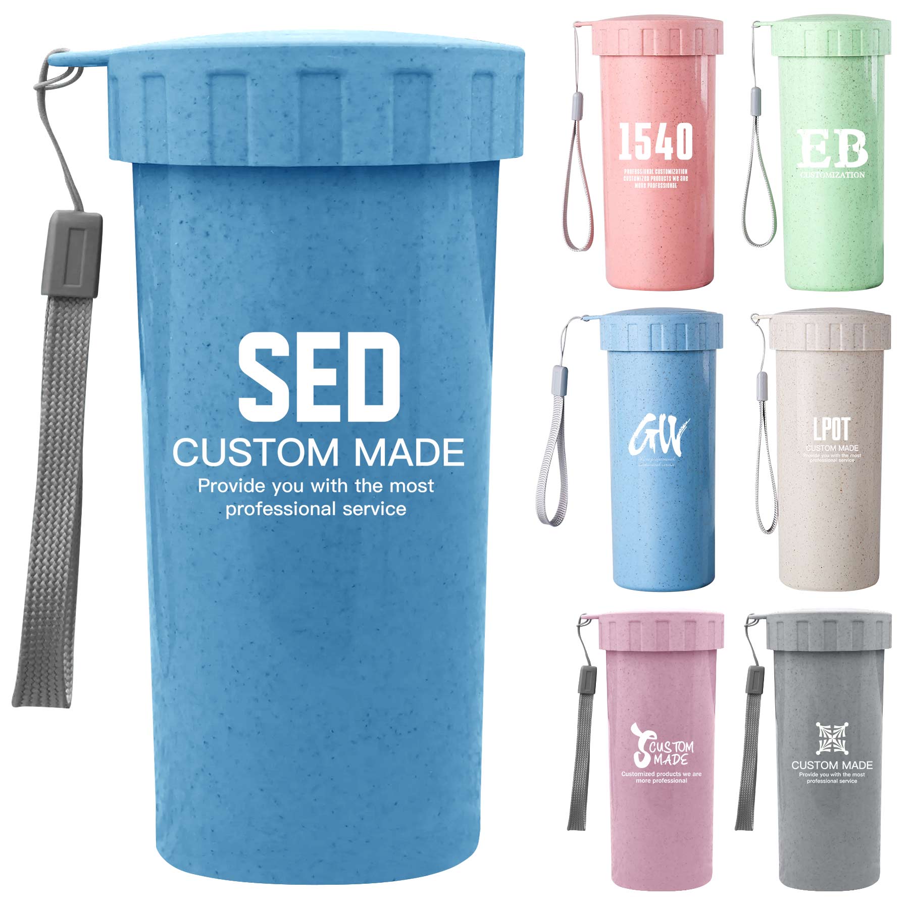FlyFlyPromos - Wheat Straw Advertising Cup Image 1 - Promotional Product
