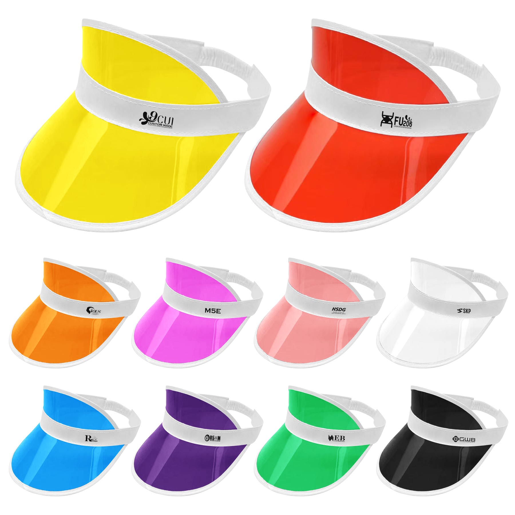 FlyFlyPromos - Unisex Sun Visors with UV Protection Image 1 - Promotional Product