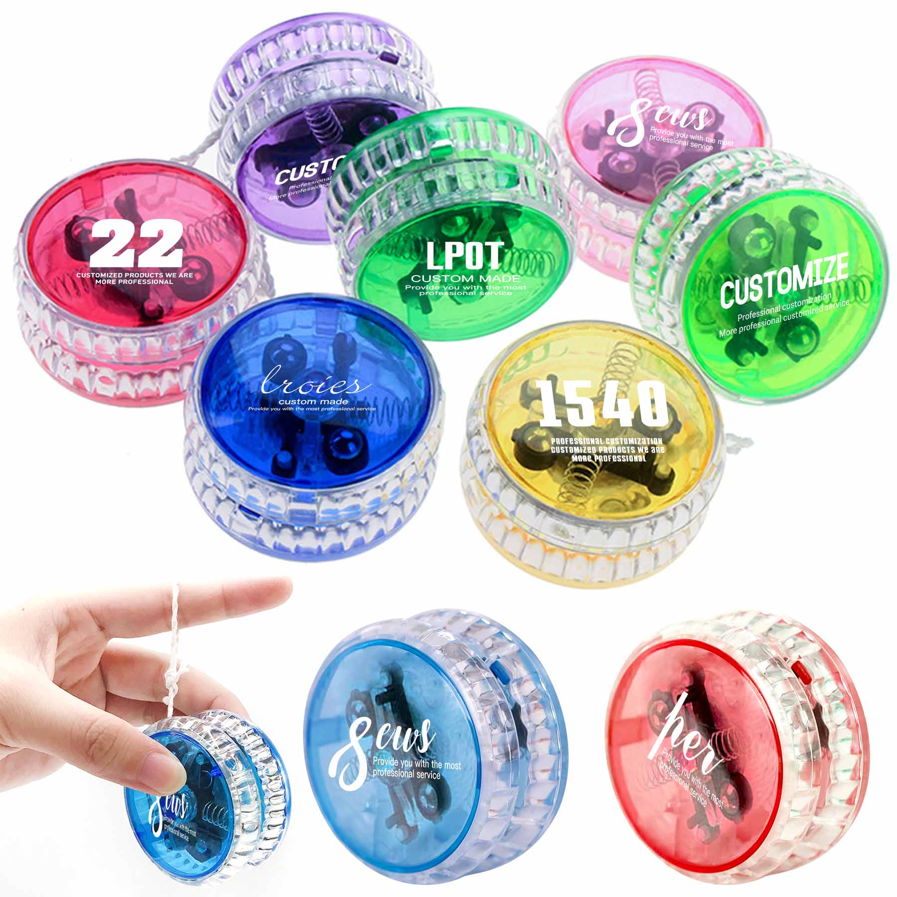 FlyFlyPromos - LED Light Up Yoyo - Promotional Product