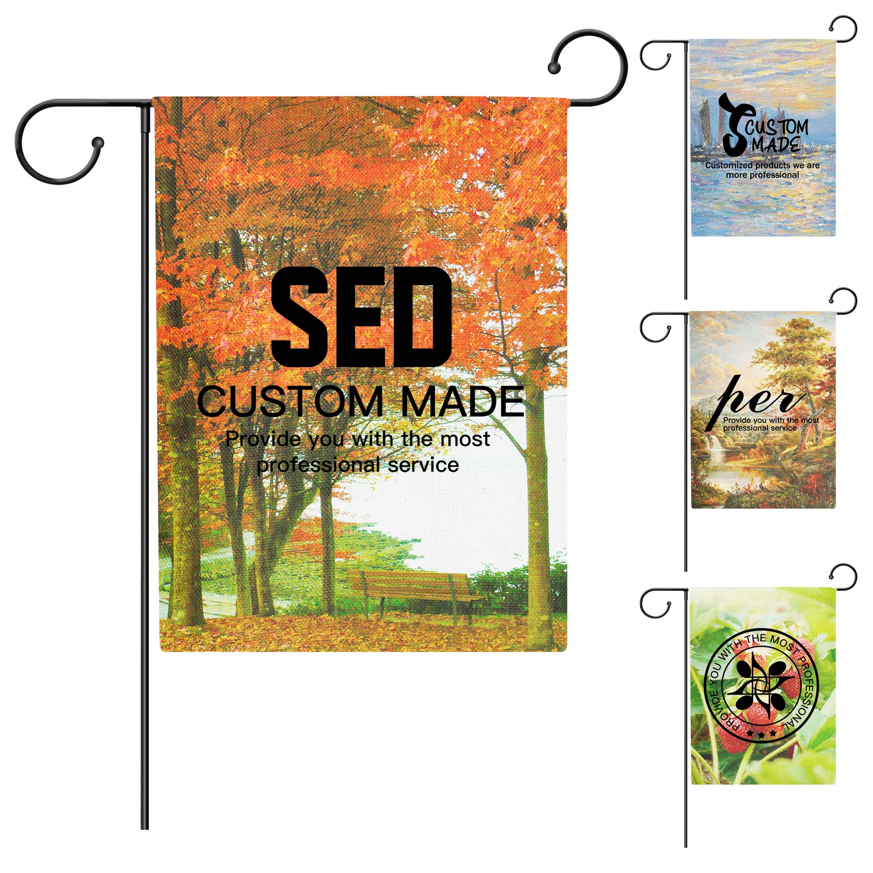 FlyFlyPromos - 12x18 Inch Double SidedGarden Flag Image 1 - Promotional Product