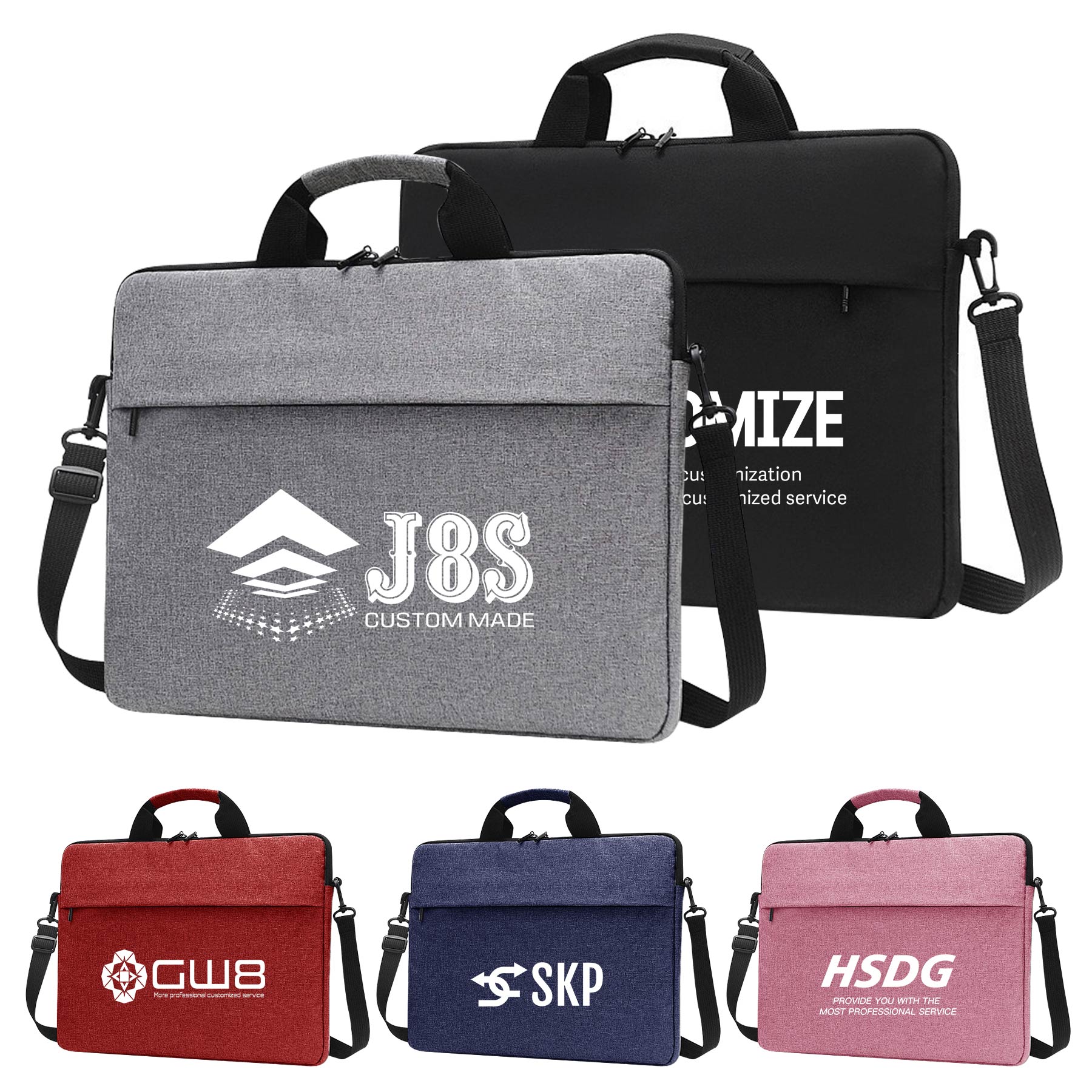 FlyFlyPromos - 12 inch Laptop Shoulder Bag Image 1 - Promotional Product